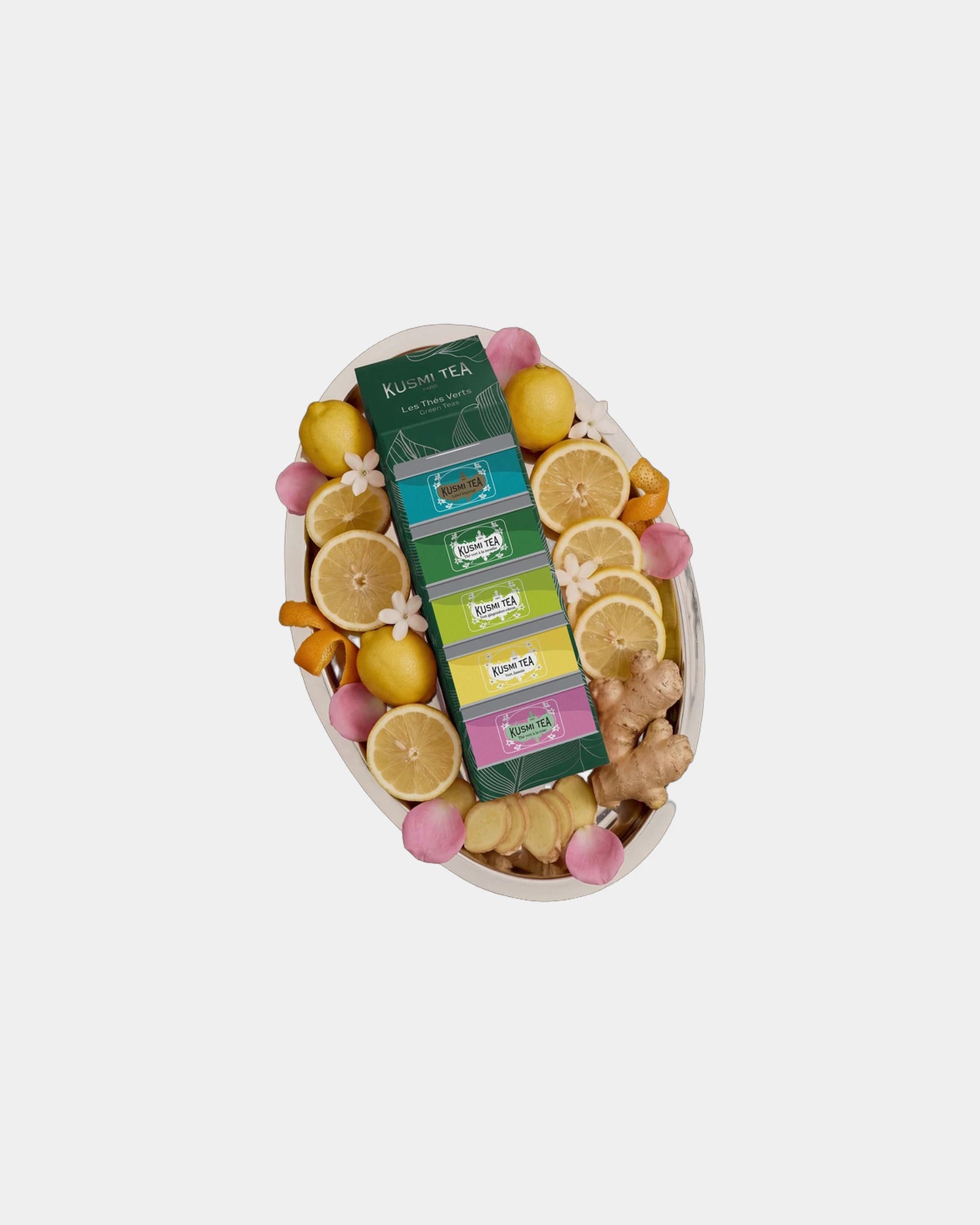 Bio-Grüner Tee Sortiment 5 Dosen Kusmi Tea zum Personalisieren - 1