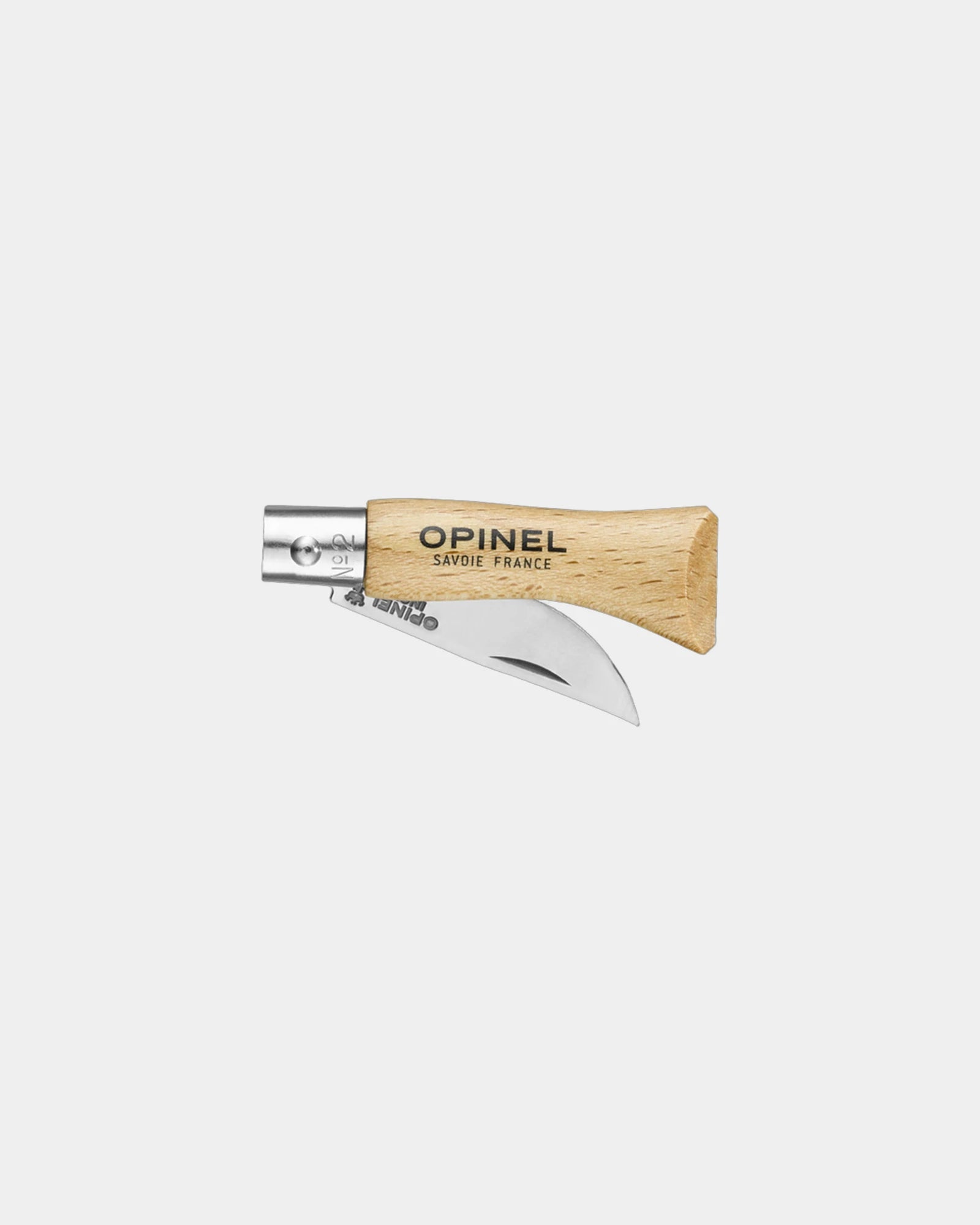 Klappmesser martensitischer Edelstahl Opinel N°02 Inox zum Personalisieren - 1