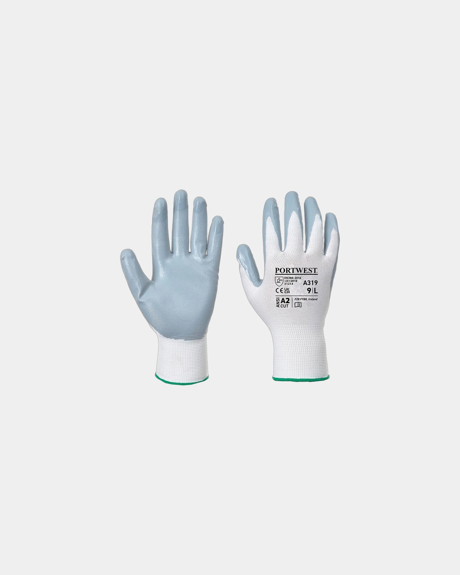 Gant Flexo Grip Nitrile Portwest zum Personalisieren - Grau