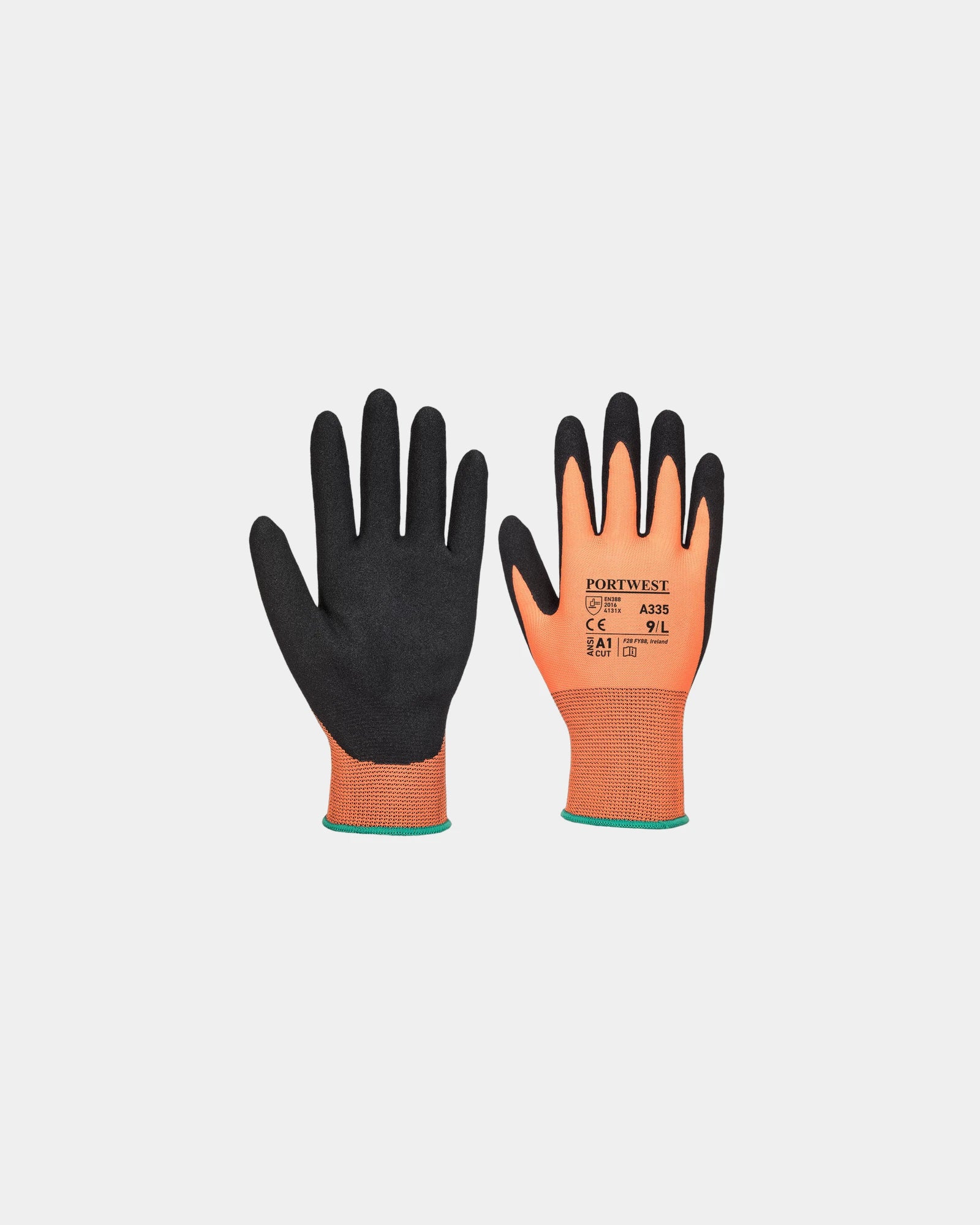 Arbeitshandschuhe Nitril Portwest NPR15 zum Personalisieren - Orange