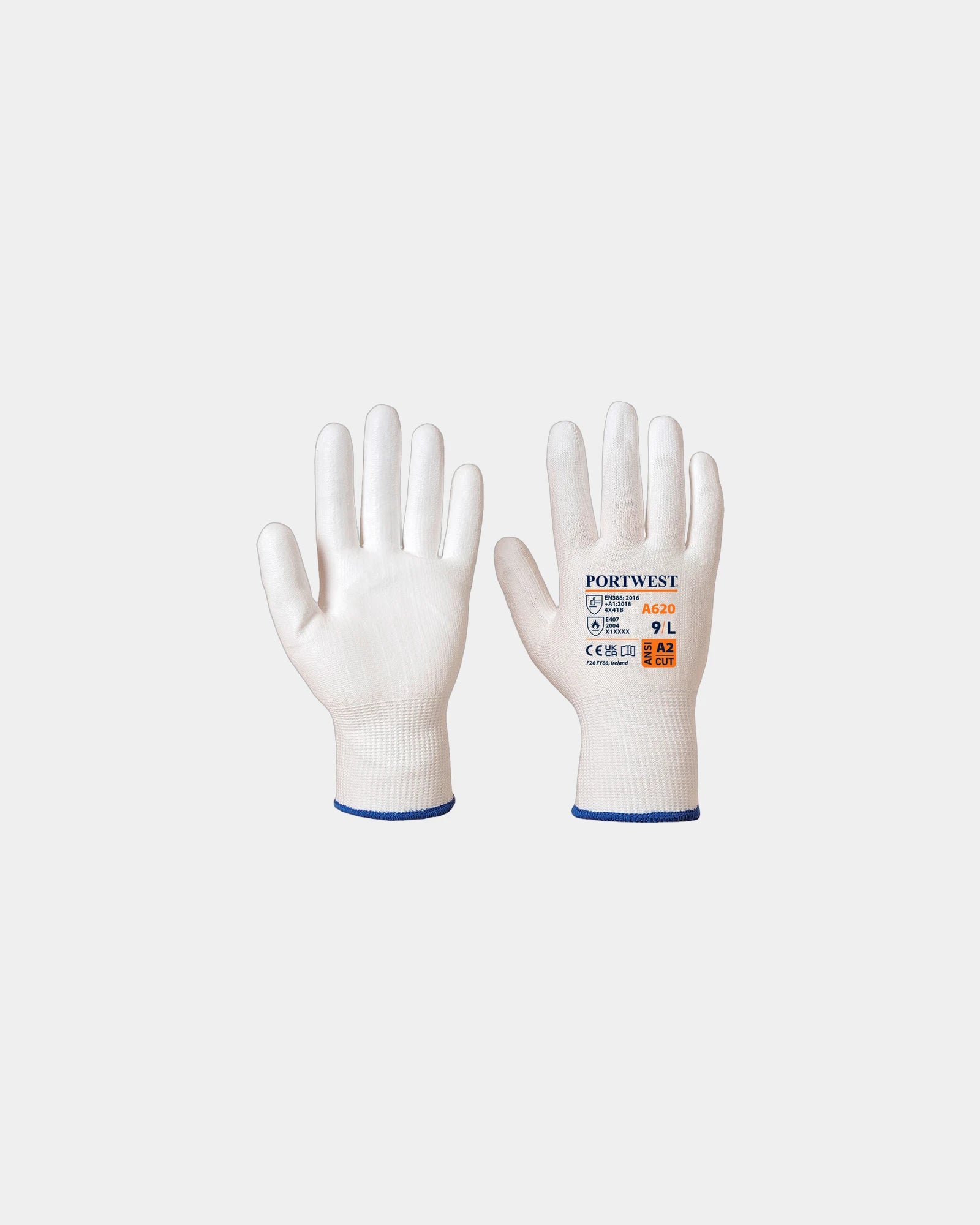 Gant paume PU coupure B Pack von Portwest zum Personalisieren - Weiß