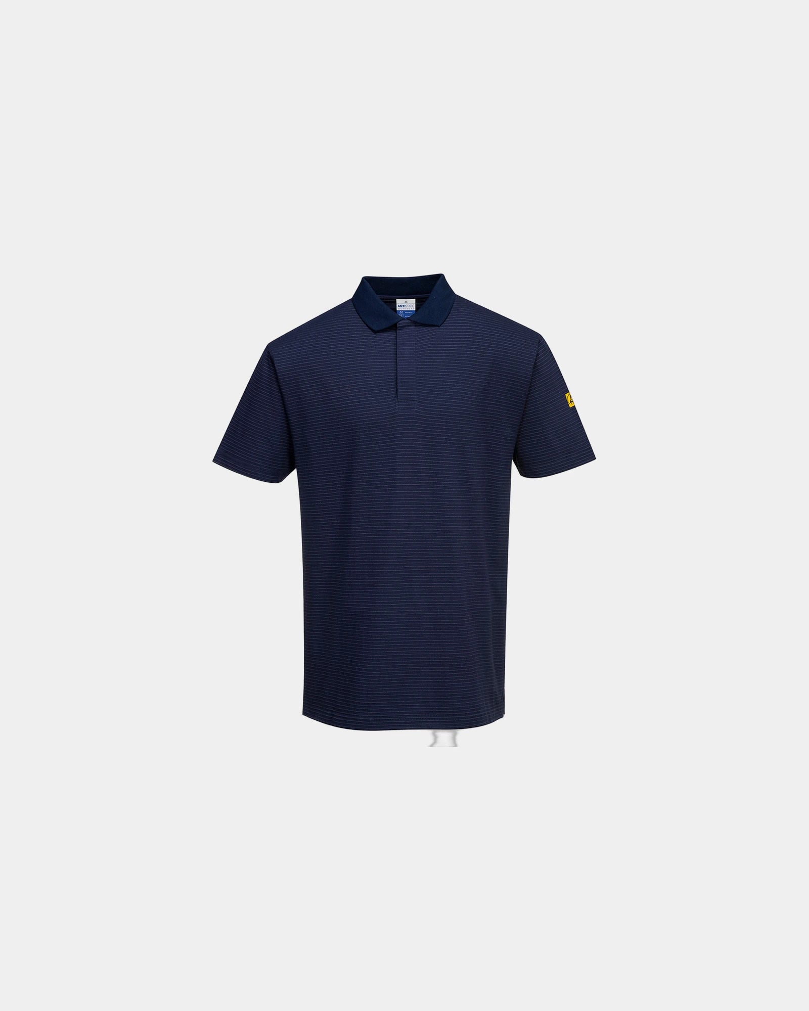 Poloshirt antistatisch ESD zum Personalisieren - Marineblau
