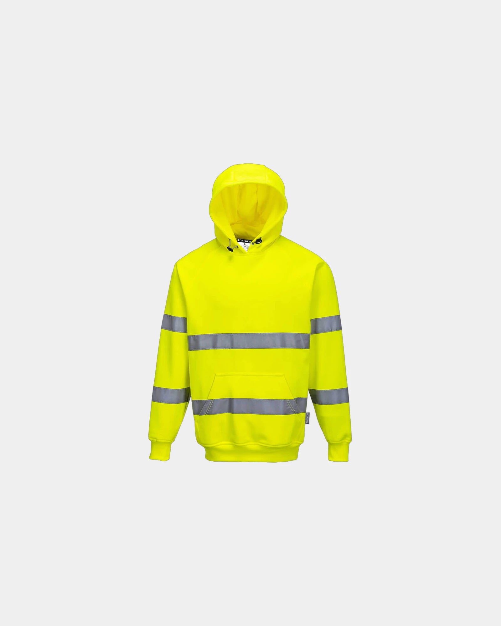 Sweatshirt Hi-Vis mit Kapuze zum Personalisieren - Gelb
