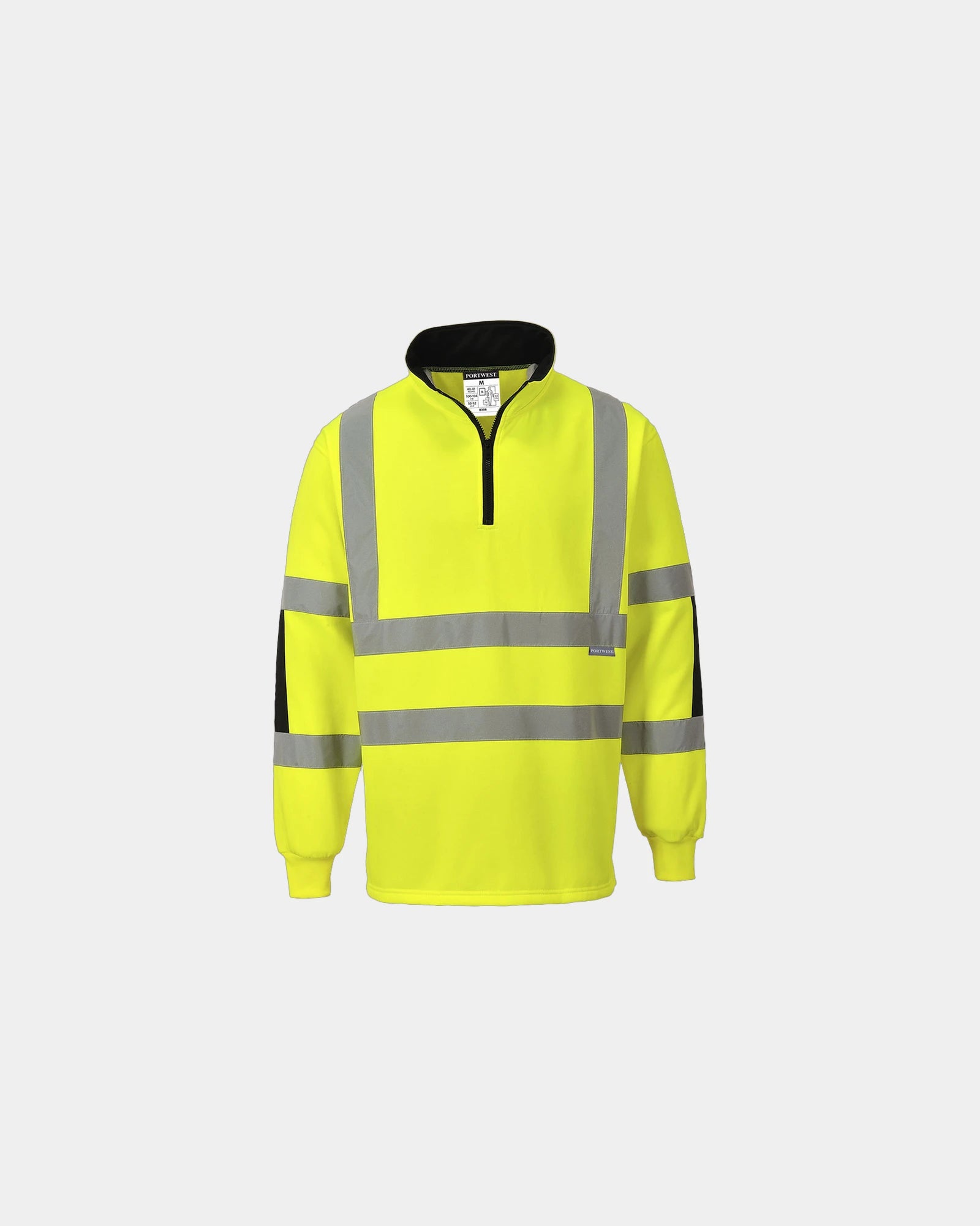 Sweatshirt Polyester Baumwolle Portwest zum Personalisieren - Gelb