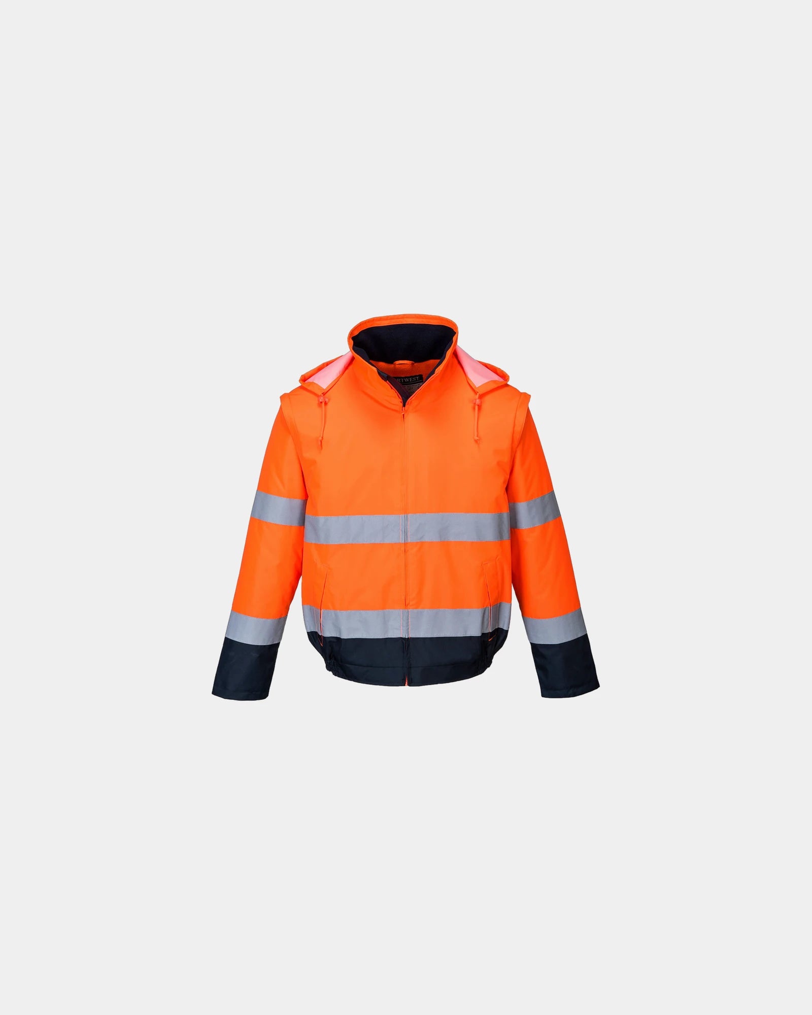 Blouson HV 2-en-1 HV zum Personalisieren - Orange