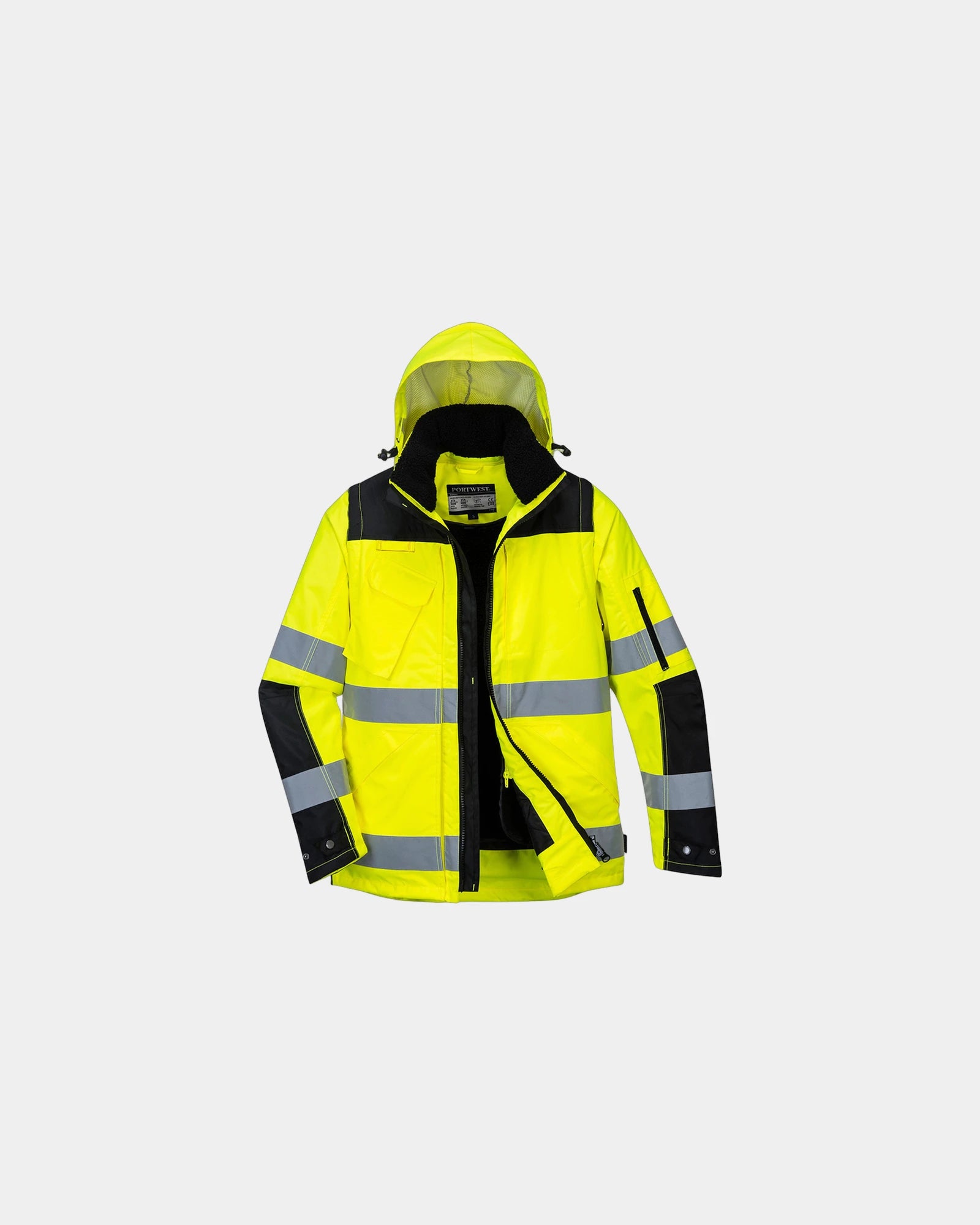 Blouson 3-in-1 Pro Hi-Vis zum Personalisieren - Gelb-Schwarz