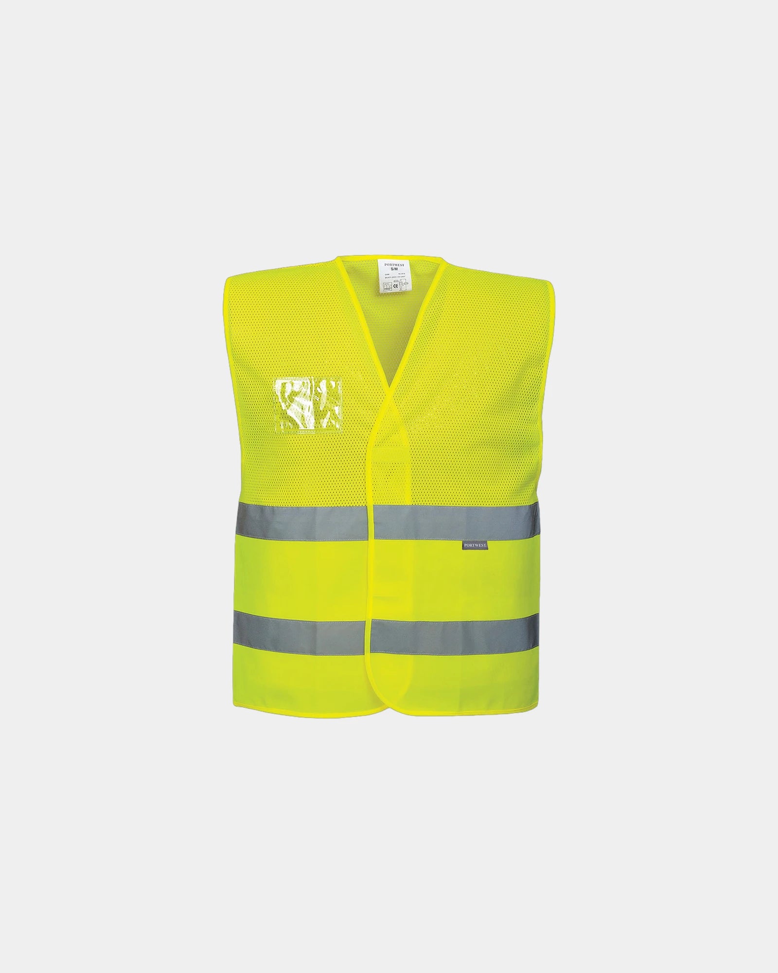 Hi-Vis-Weste semi-transparent zum Personalisieren - Gelb