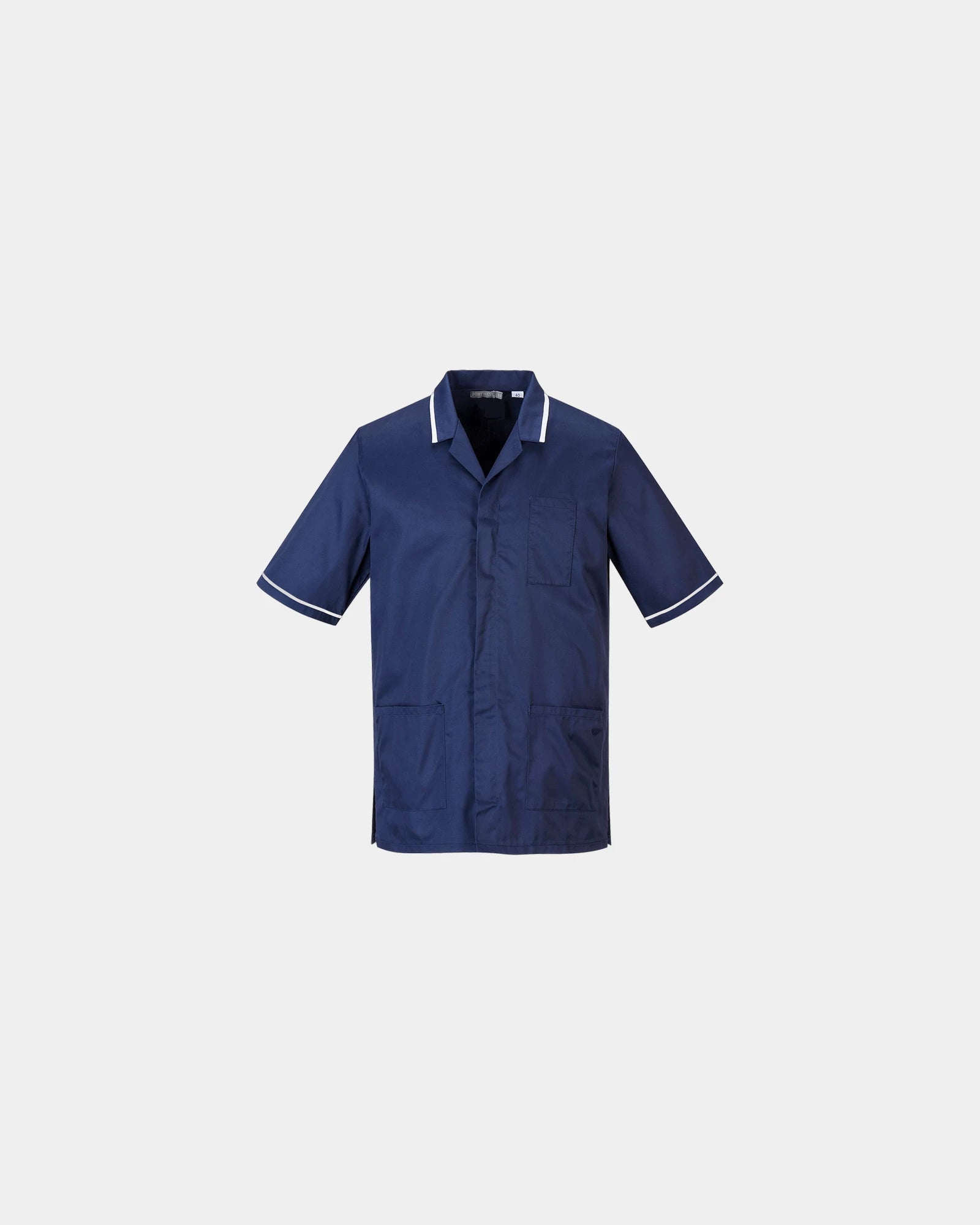 Tunika medizinisch Polycoton Kingsmill zum Personalisieren - Marineblau