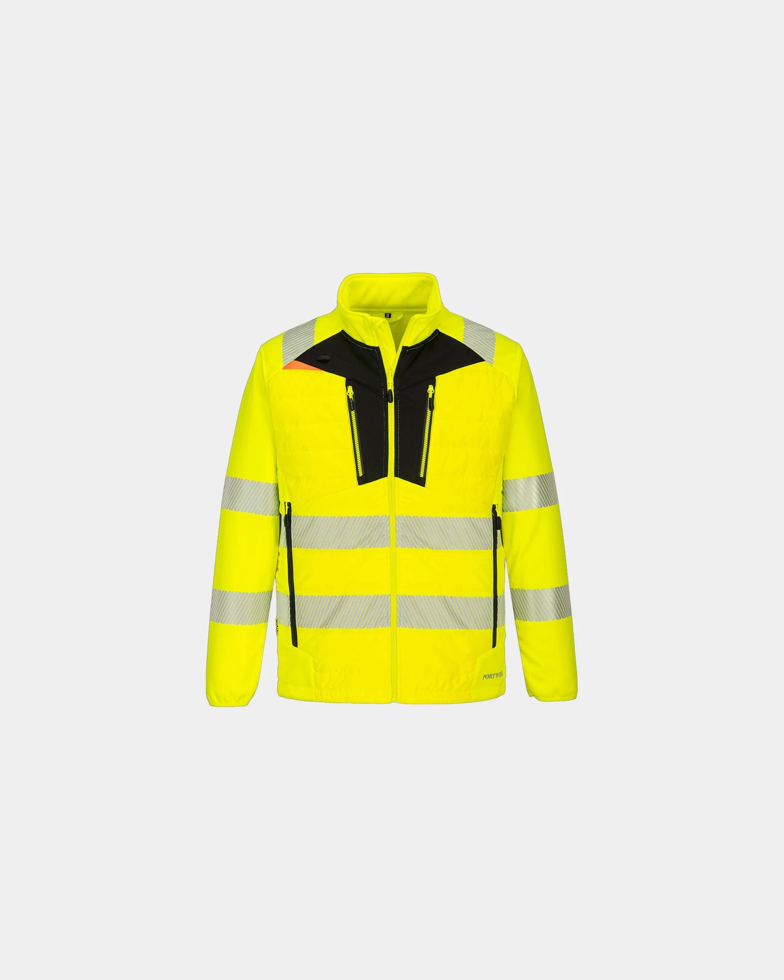 Hybride Warnjacke DX4 zum Personalisieren - Gelb-Schwarz
