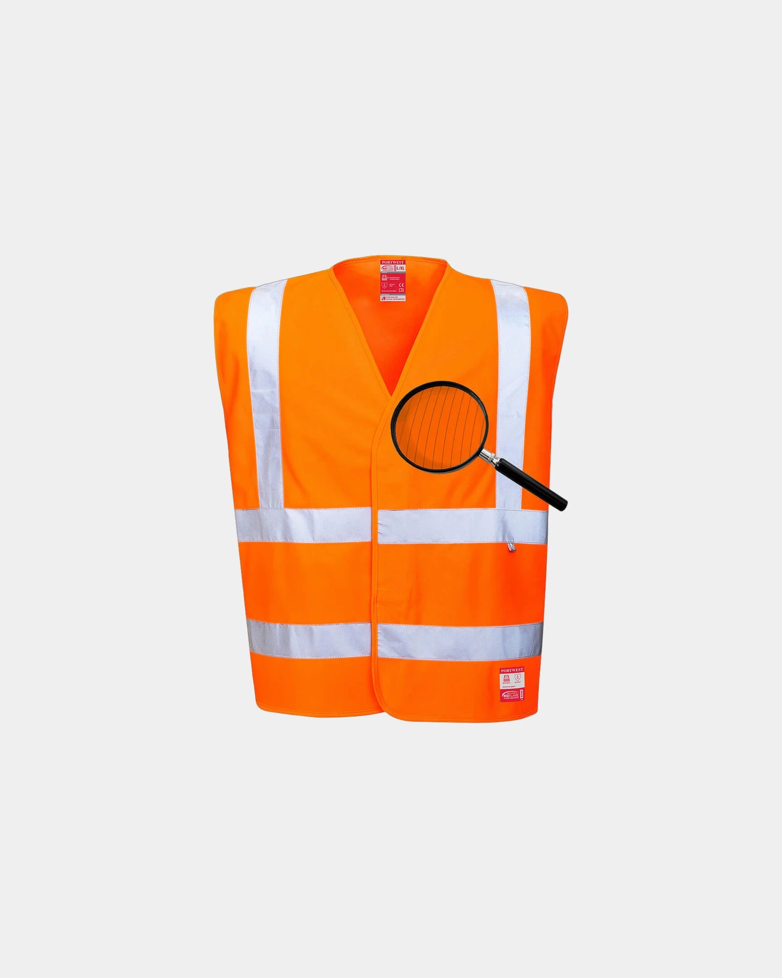 Gilet antistatisch HV zum Personalisieren - Orange