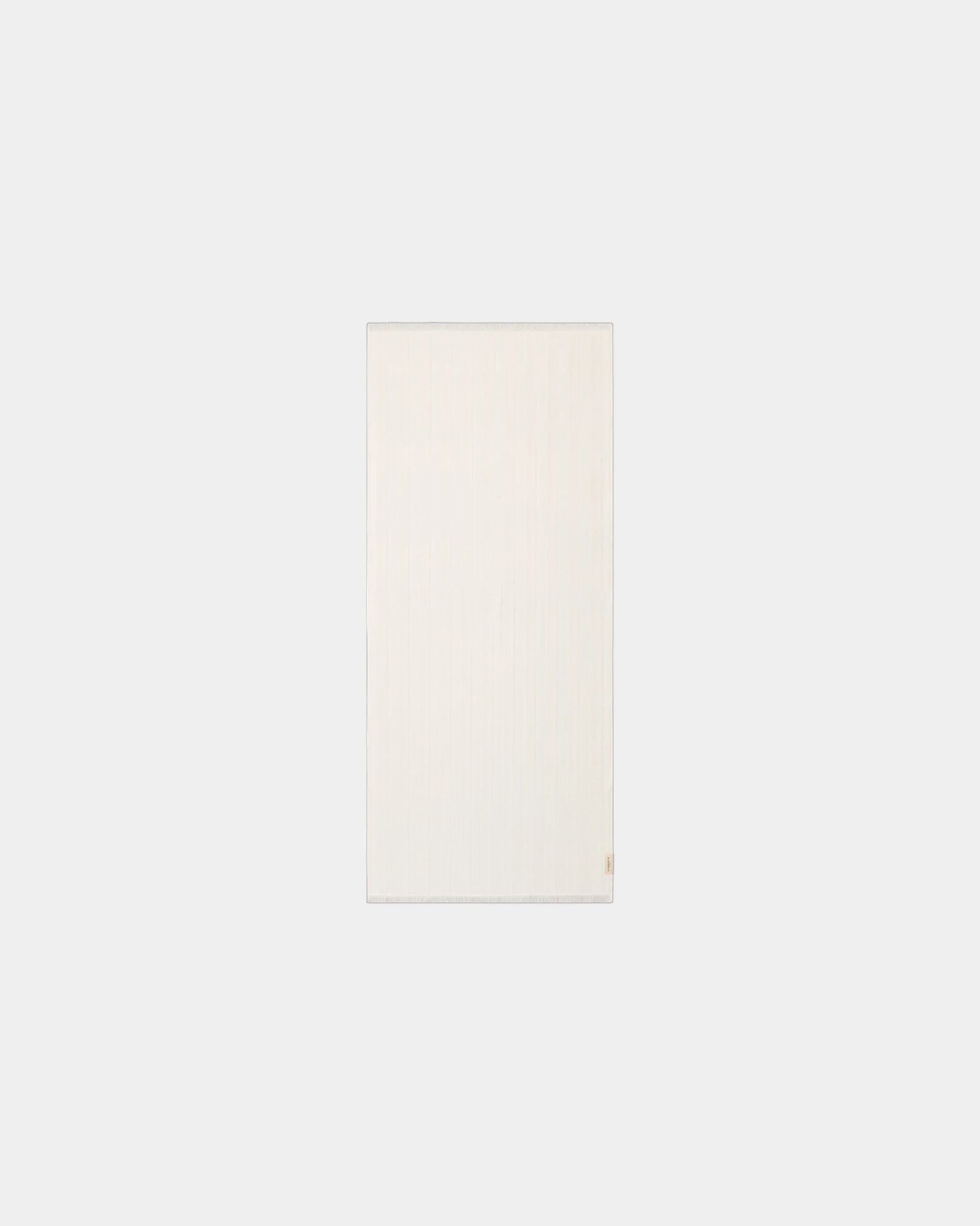 Strandtuch bi-Material 90x200 La Handtuch Paris zum Personalisieren - Perlweiß
