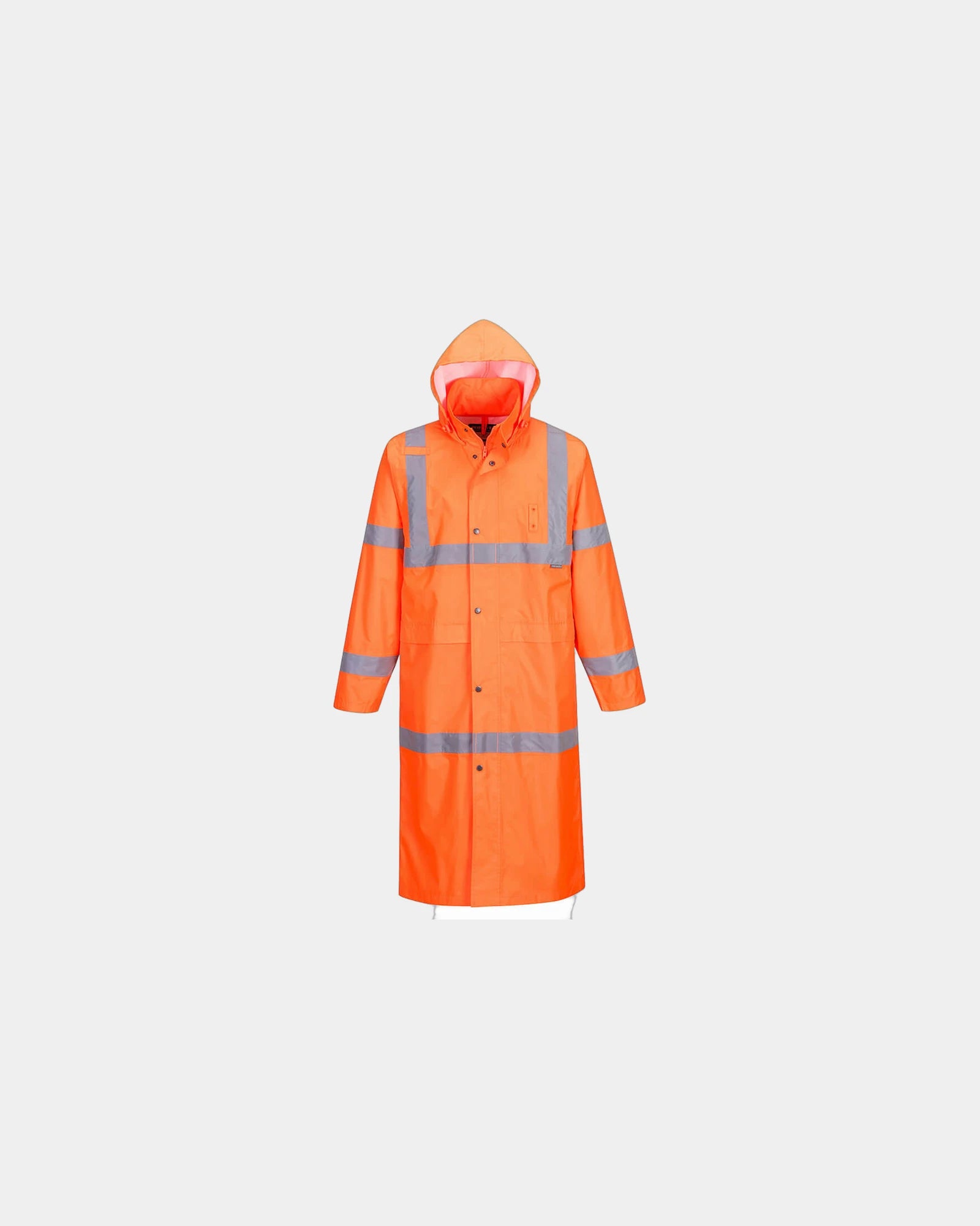 Regenmantel HiVis 122 cm zum Personalisieren - Orange