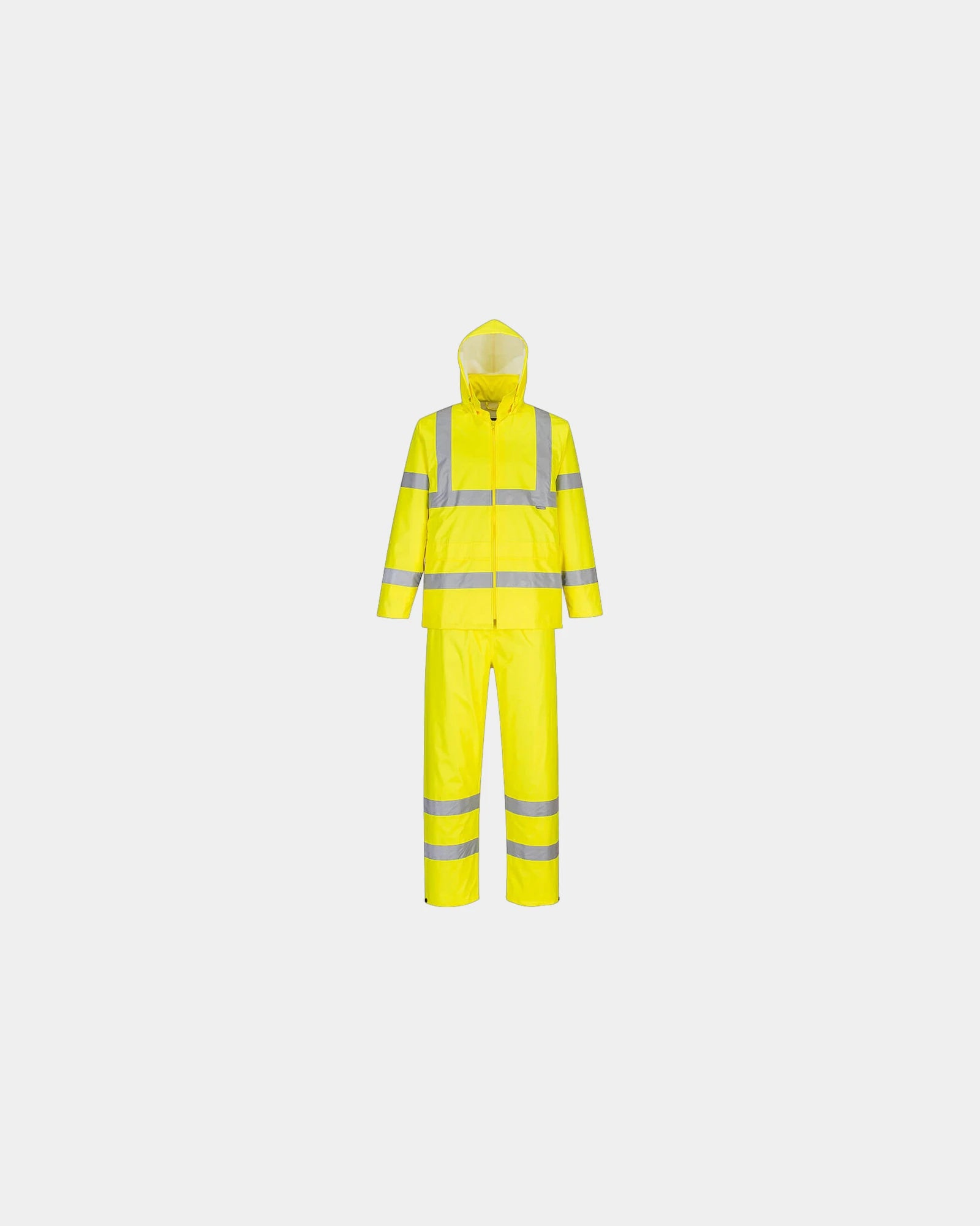 Regenjacke hochsichtbar 100% Baumwolle zum Personalisieren - Gelb
