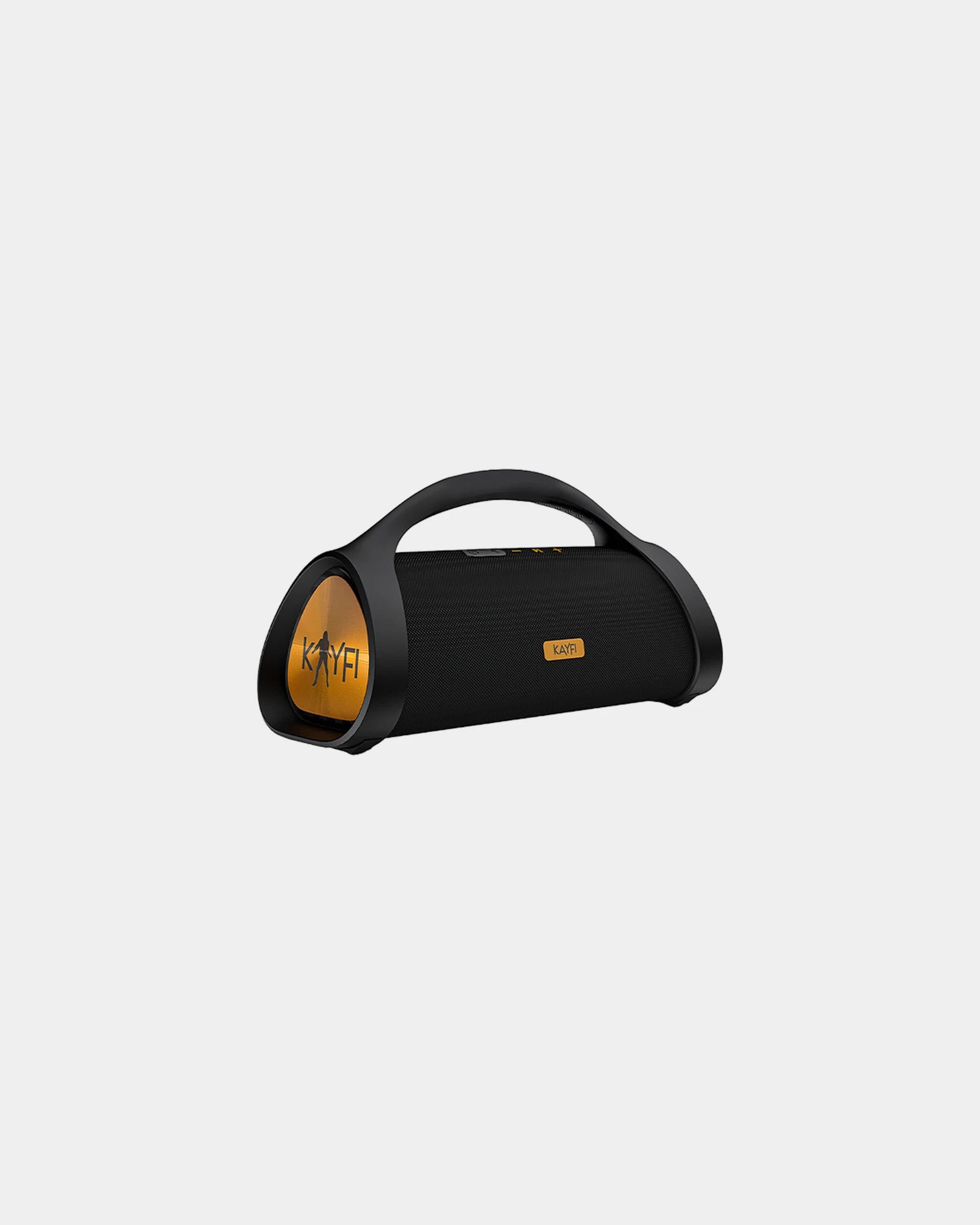 Boombox schwarz-orange KAYFI zum Personalisieren - 1