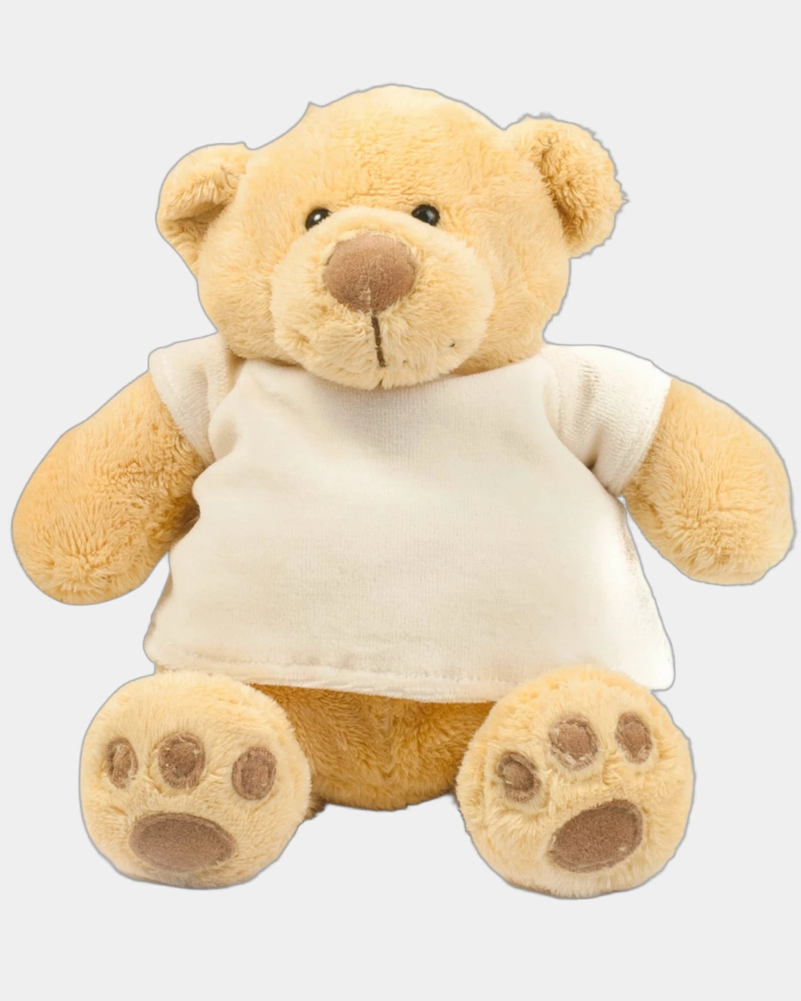 Kuscheltier Bär Honey mit Samt-T-Shirt zum Personalisieren - 1