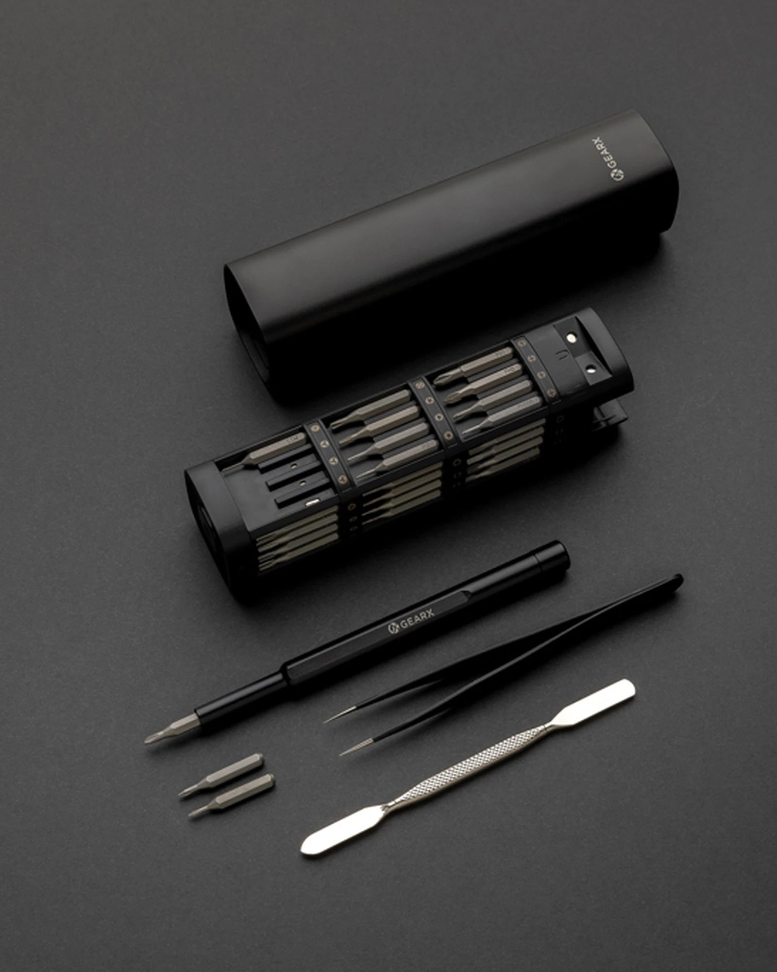 Set von 46 Schraubendrehern aus recyceltem Aluminium zum Personalisieren - 7