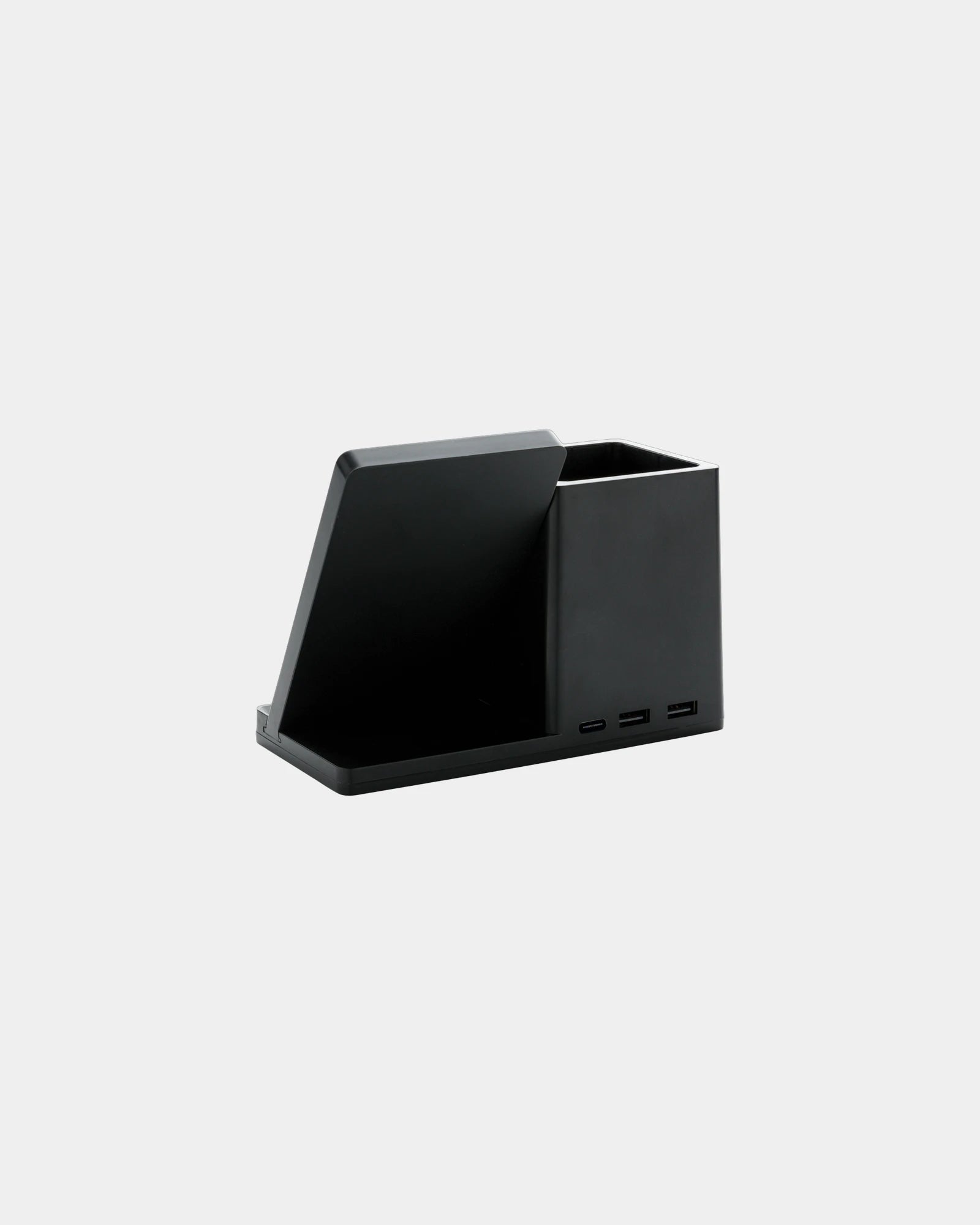 Chargeur 10W mit Stifthalter aus recyceltem ABS zum Personalisieren - 4