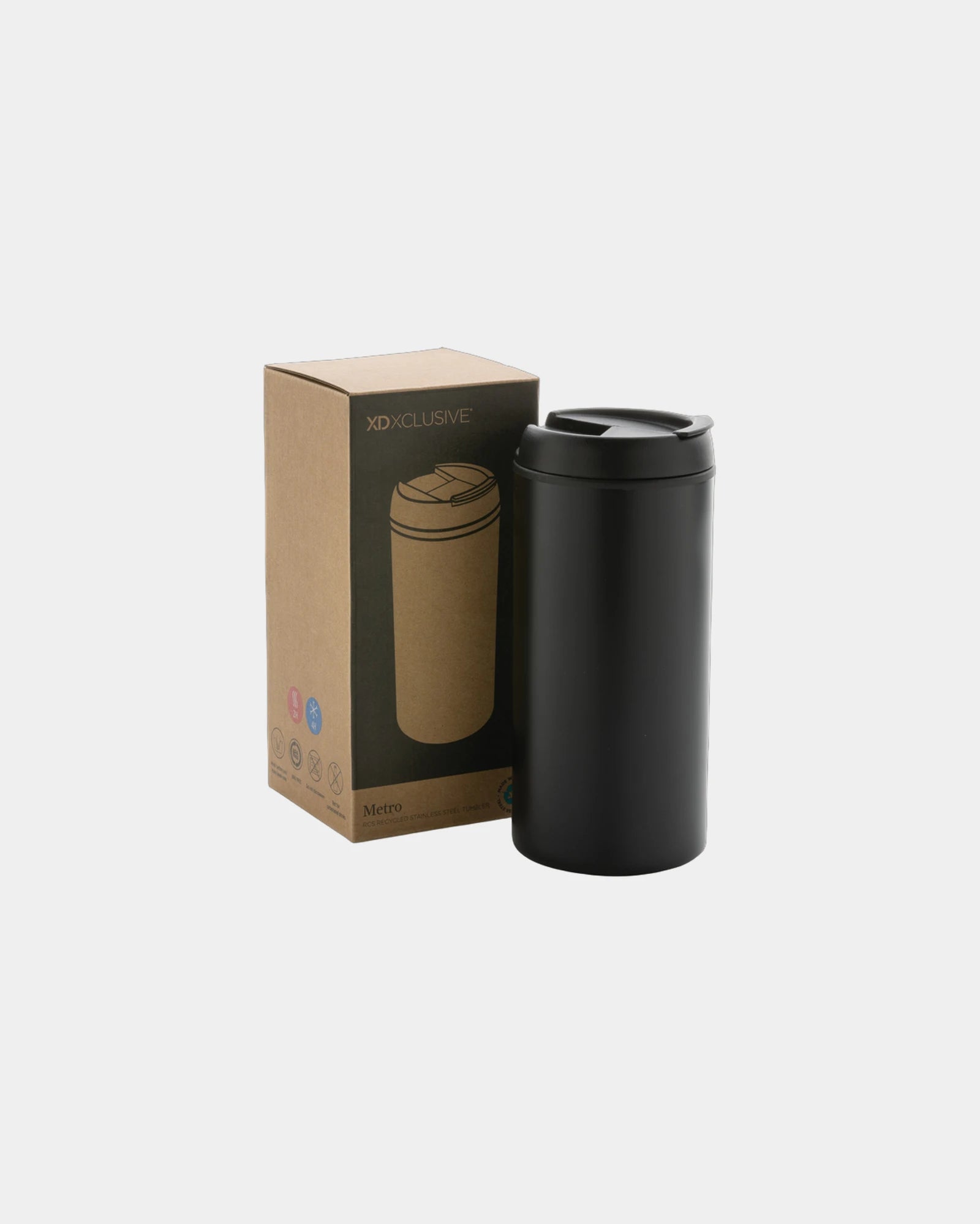 Mug Edelstahl recycelt 300ml zum Personalisieren - 1
