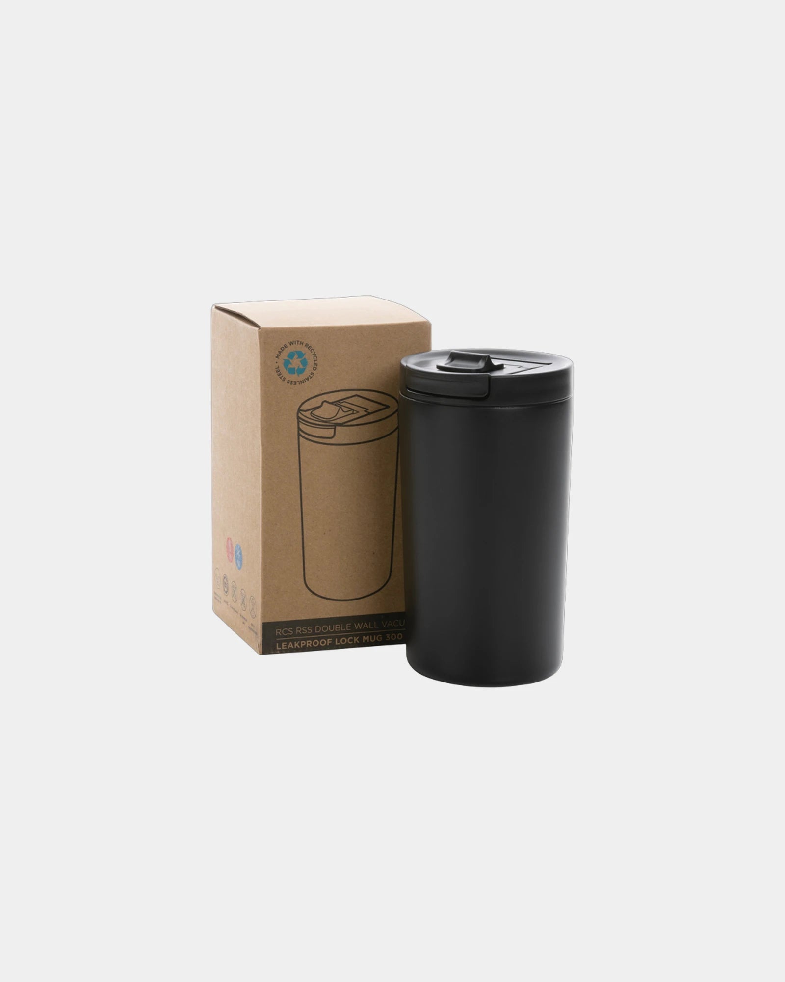 Mug 300ml isotherm Edelstahl recycelt zum Personalisieren - 1