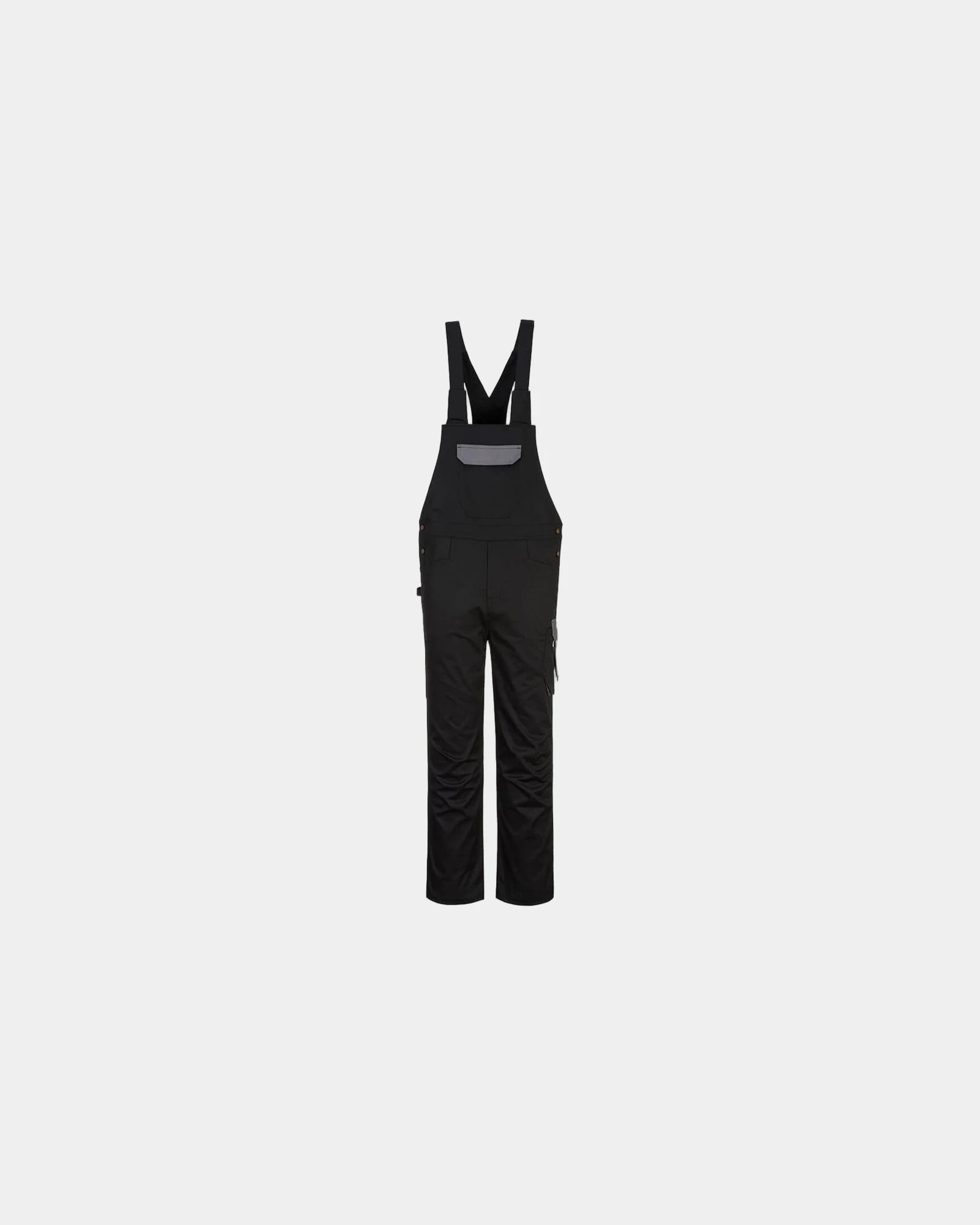 Latzhose Polycoton PW2 zum Personalisieren - Grau