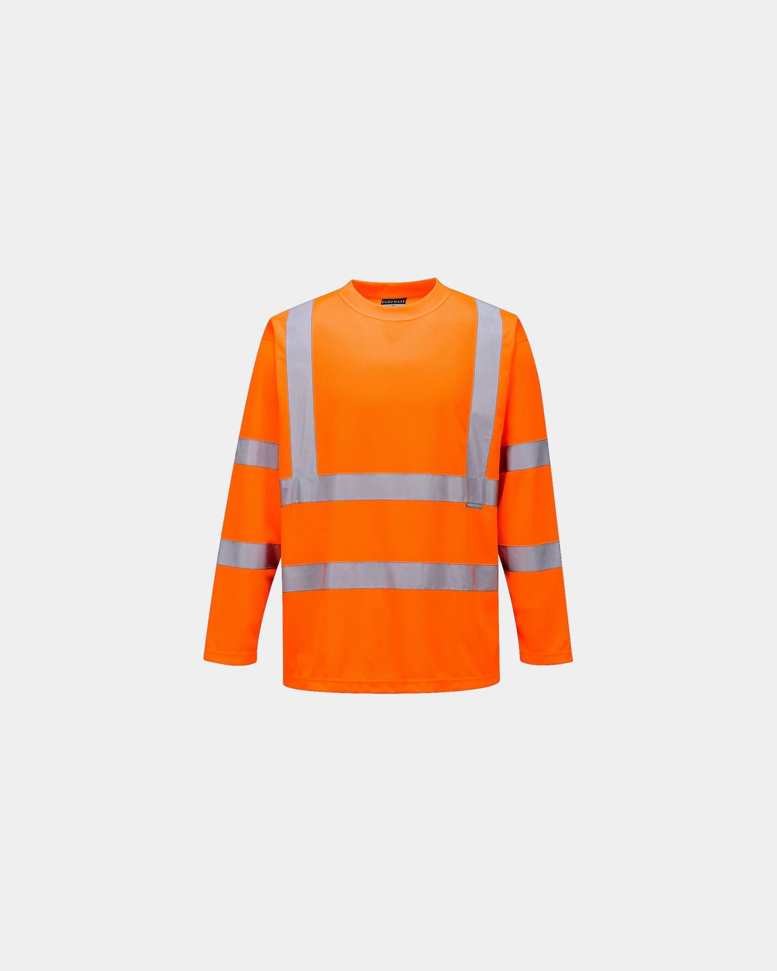 T-Shirt HiVis langarm zum Personalisieren - Orange