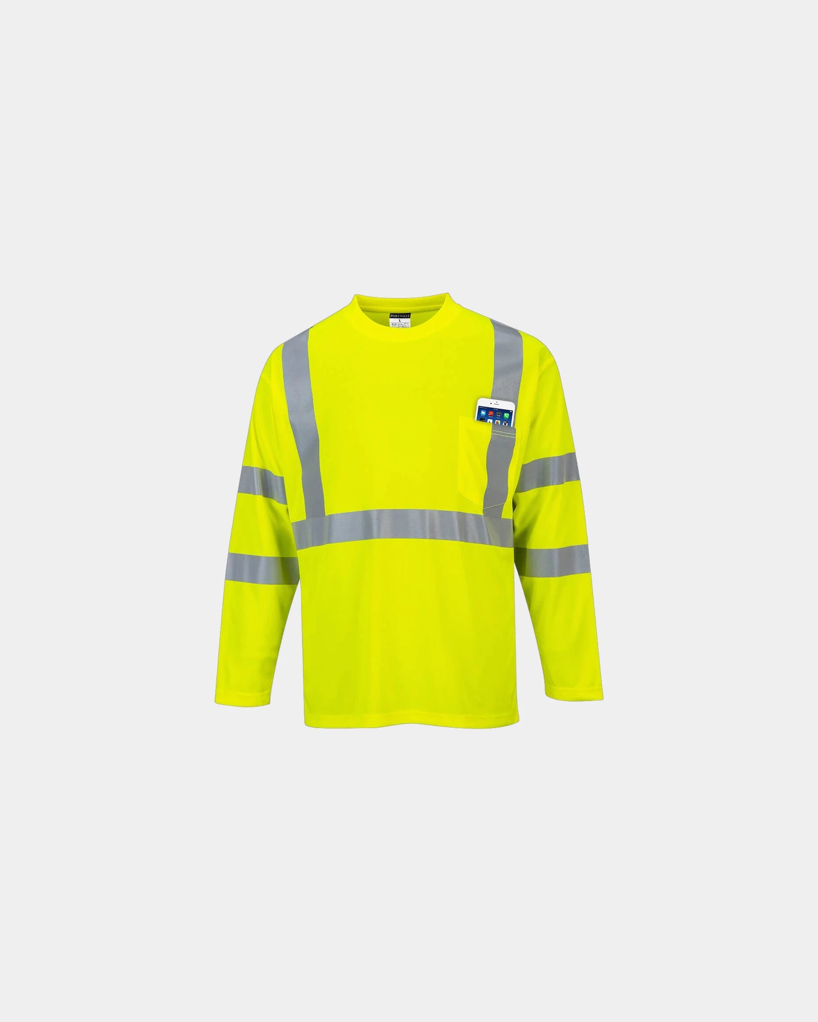 T-Shirt Hi-Vis Polyester 150 g/m² zum Personalisieren - Gelb