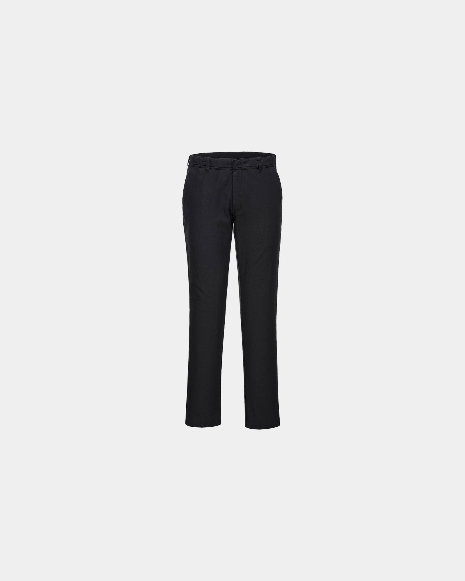 Pantalon Chino Stretch Slim zum Personalisieren - Schwarz-Himmelblau