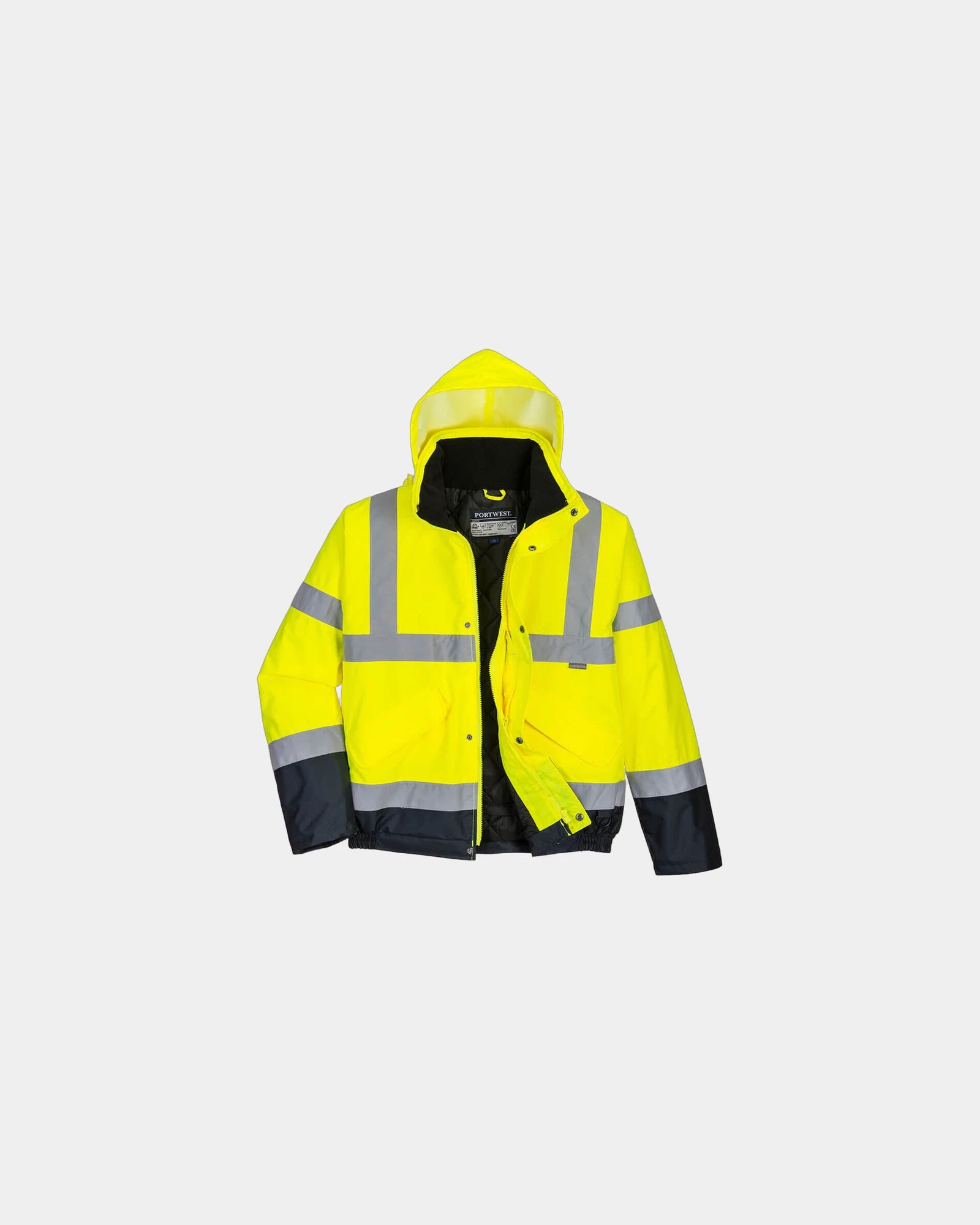 Blouson HV bicolore Portwest zum Personalisieren - Gelb-Marineblau