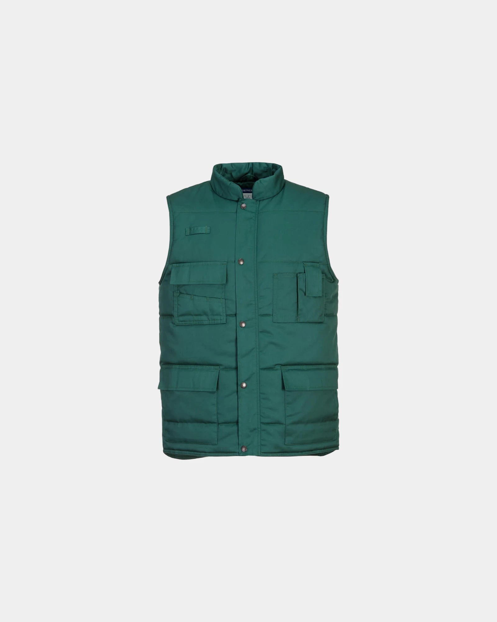 Gilet Polyester Portwest zum Personalisieren - Dunkelgrün