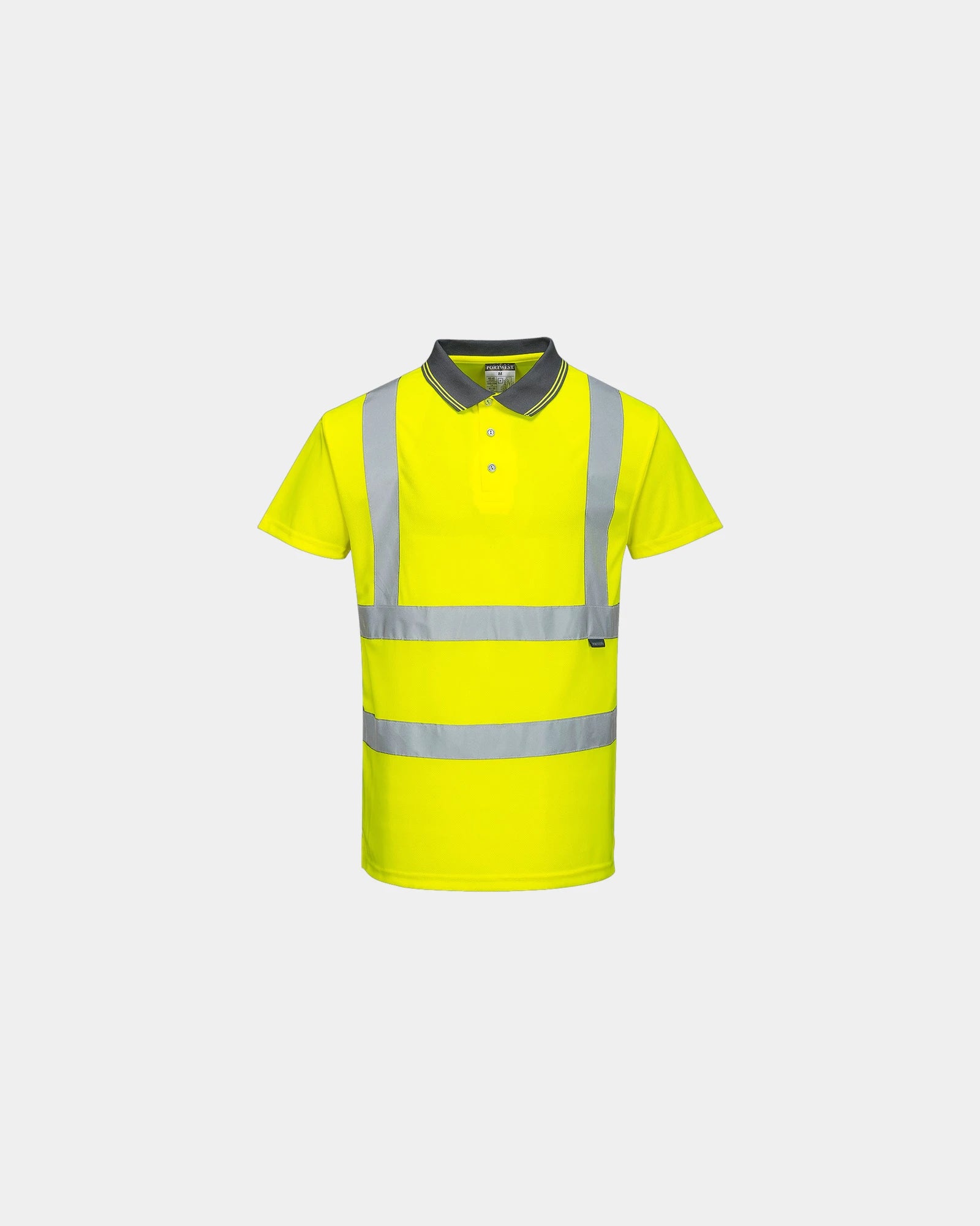 Poloshirt Hi-Vis 100% Polyester Portwest zum Personalisieren - Gelb