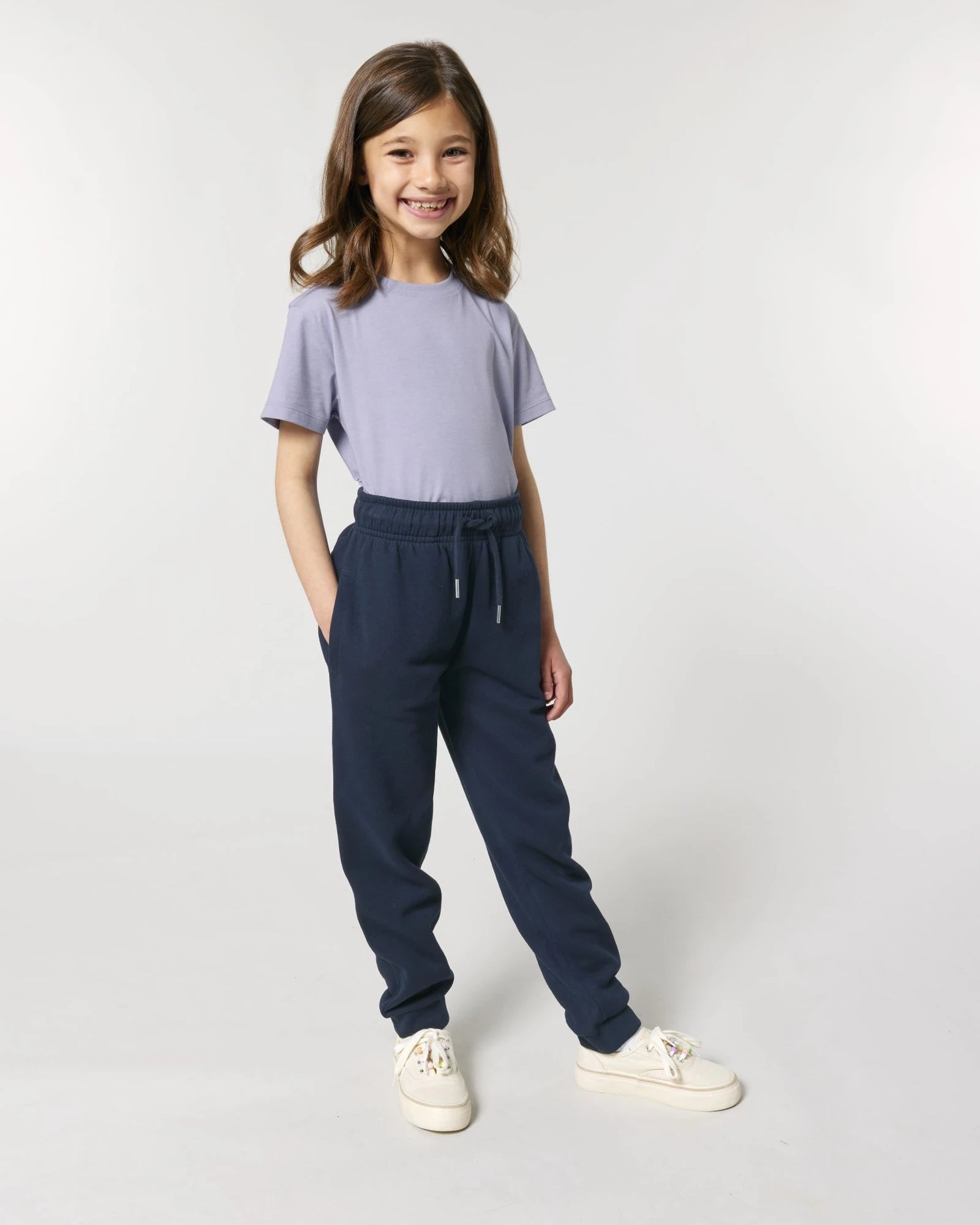 Jogginghose Bio-Baumwolle Stanley/Stella Mini Mover zum Personalisieren - Französische Marine