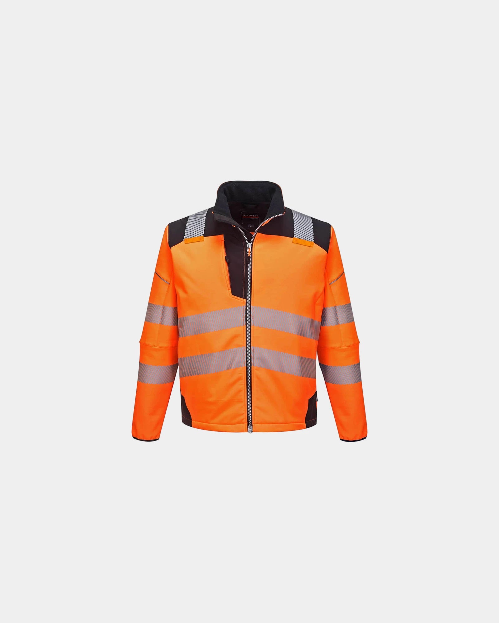 Softshell Hochsichtbarkeit PW3 zum Personalisieren - Orange
