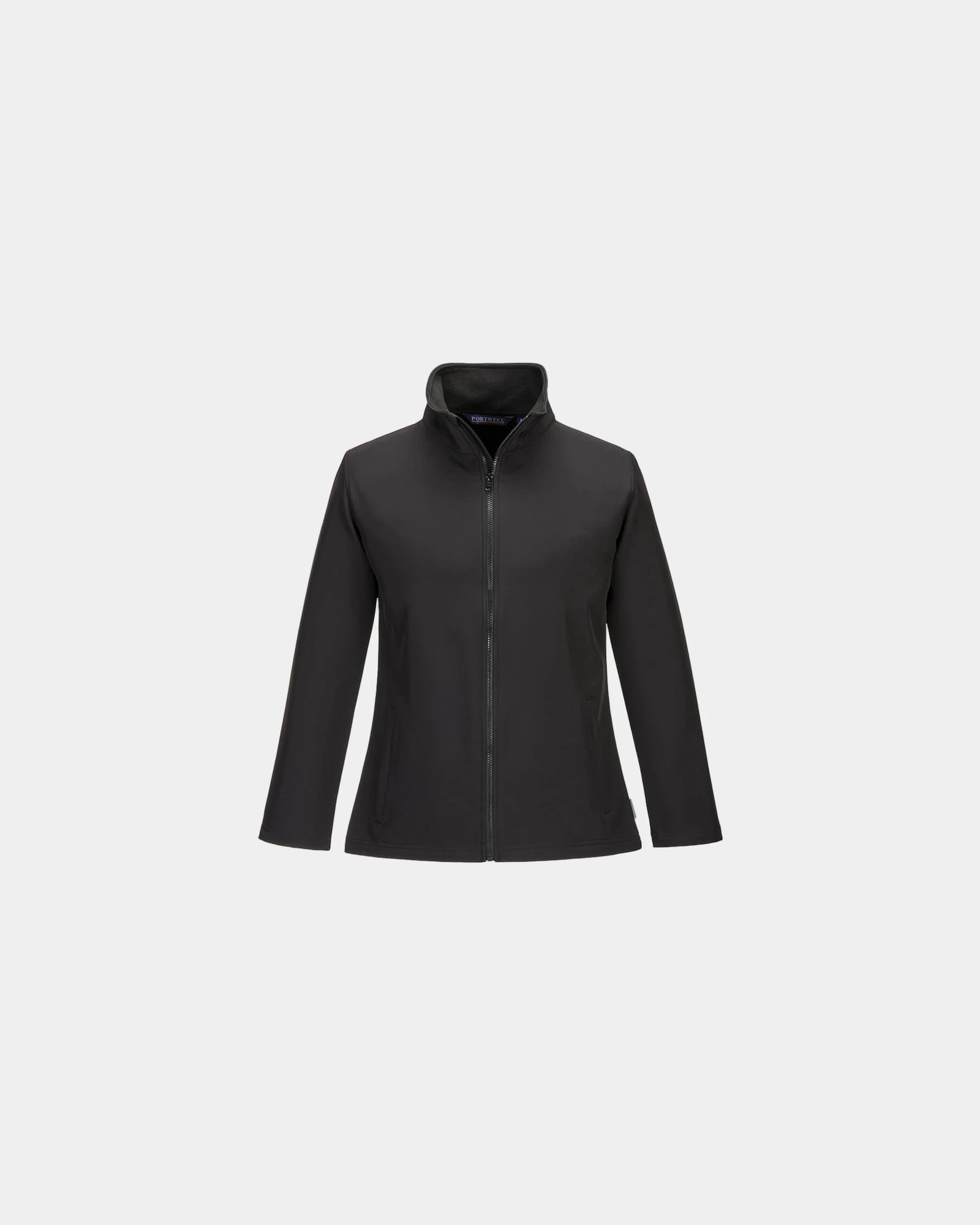 Softshelljacke Portwest Print & Promo zum Personalisieren - Schwarz-Himmelblau