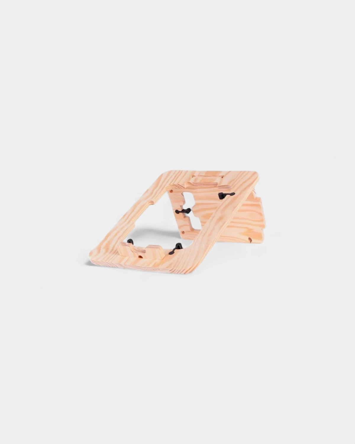 Origineller personalisierbarer Laptopständer aus Holz - 2