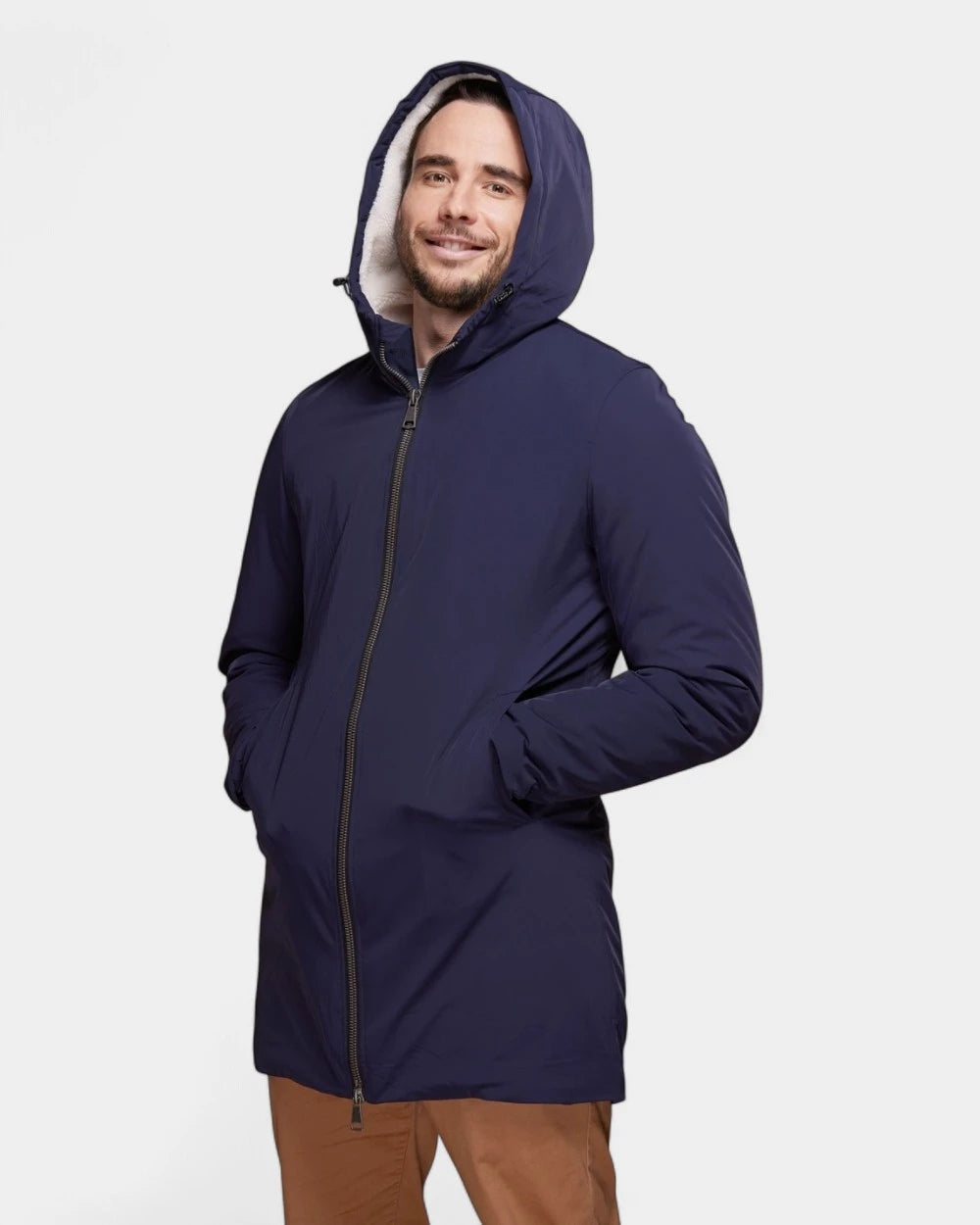 Langer Parka mit Sherpa-Futter zum Personalisieren - 1