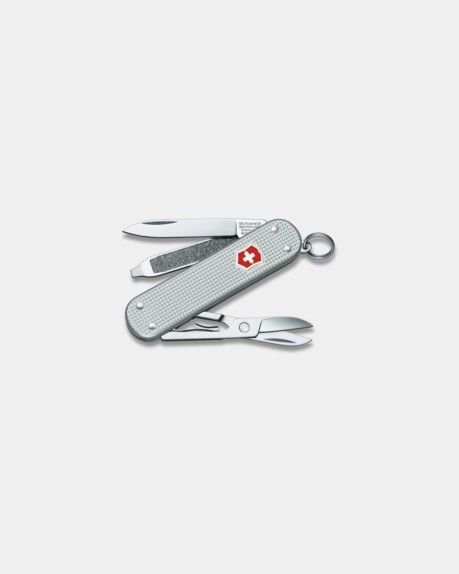Schweizer Taschenmesser Victorinox Classic SD Alox zum Personalisieren - Silber