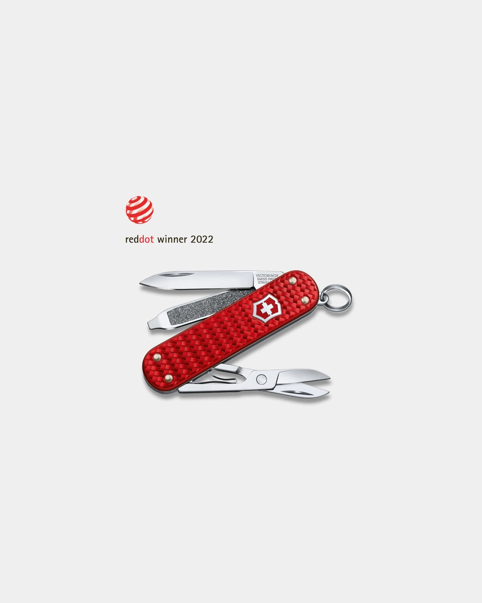 Schweizer Taschenmesser Victorinox Classic SD Alox zum Personalisieren - Ikonisches Rot