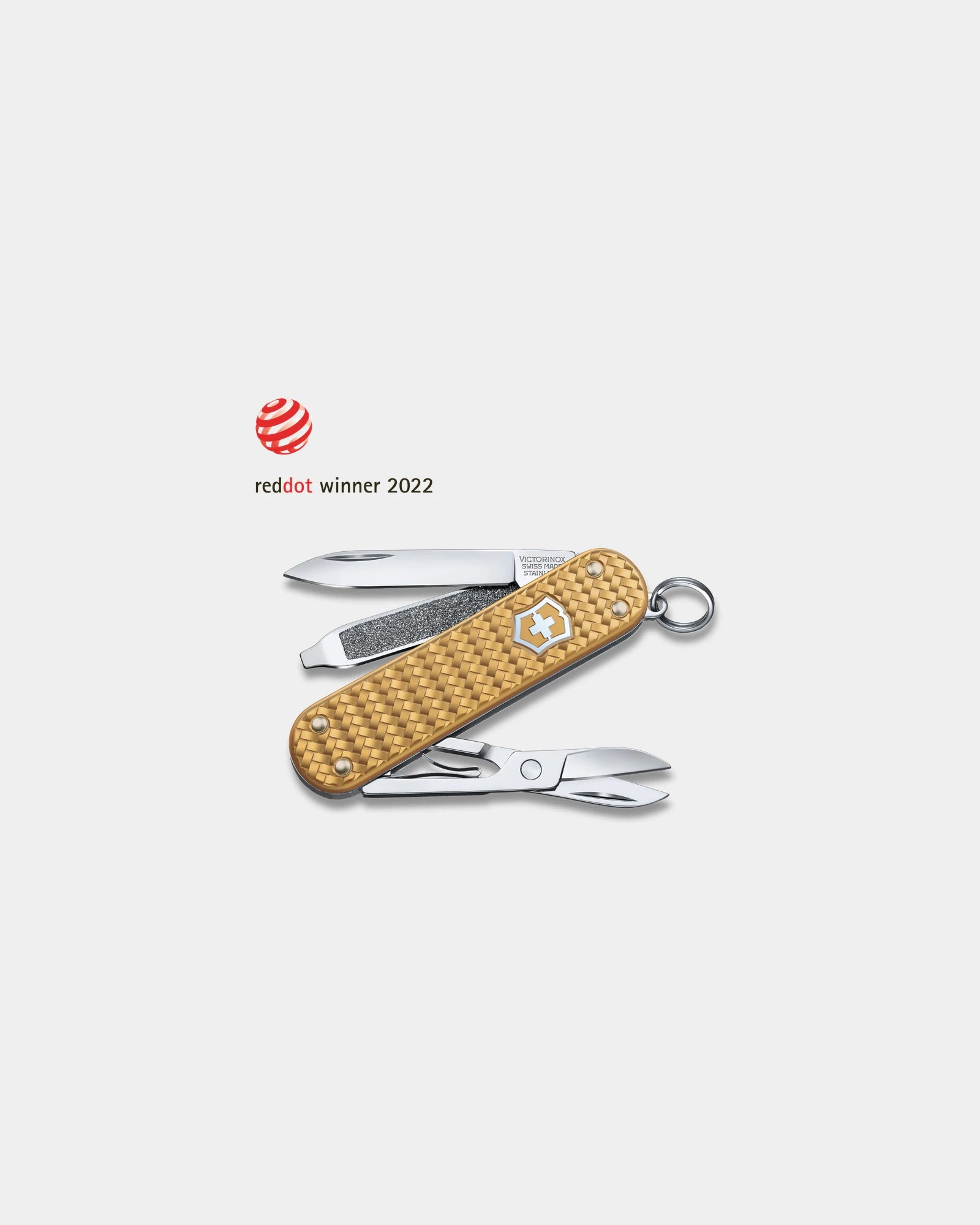 Schweizer Taschenmesser Victorinox Classic SD Alox zum Personalisieren - Messinggold