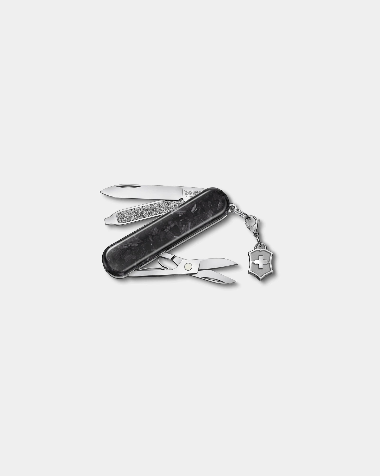 Schweizer Taschenmesser Victorinox Classic SD zum Personalisieren - Kohlenstoff