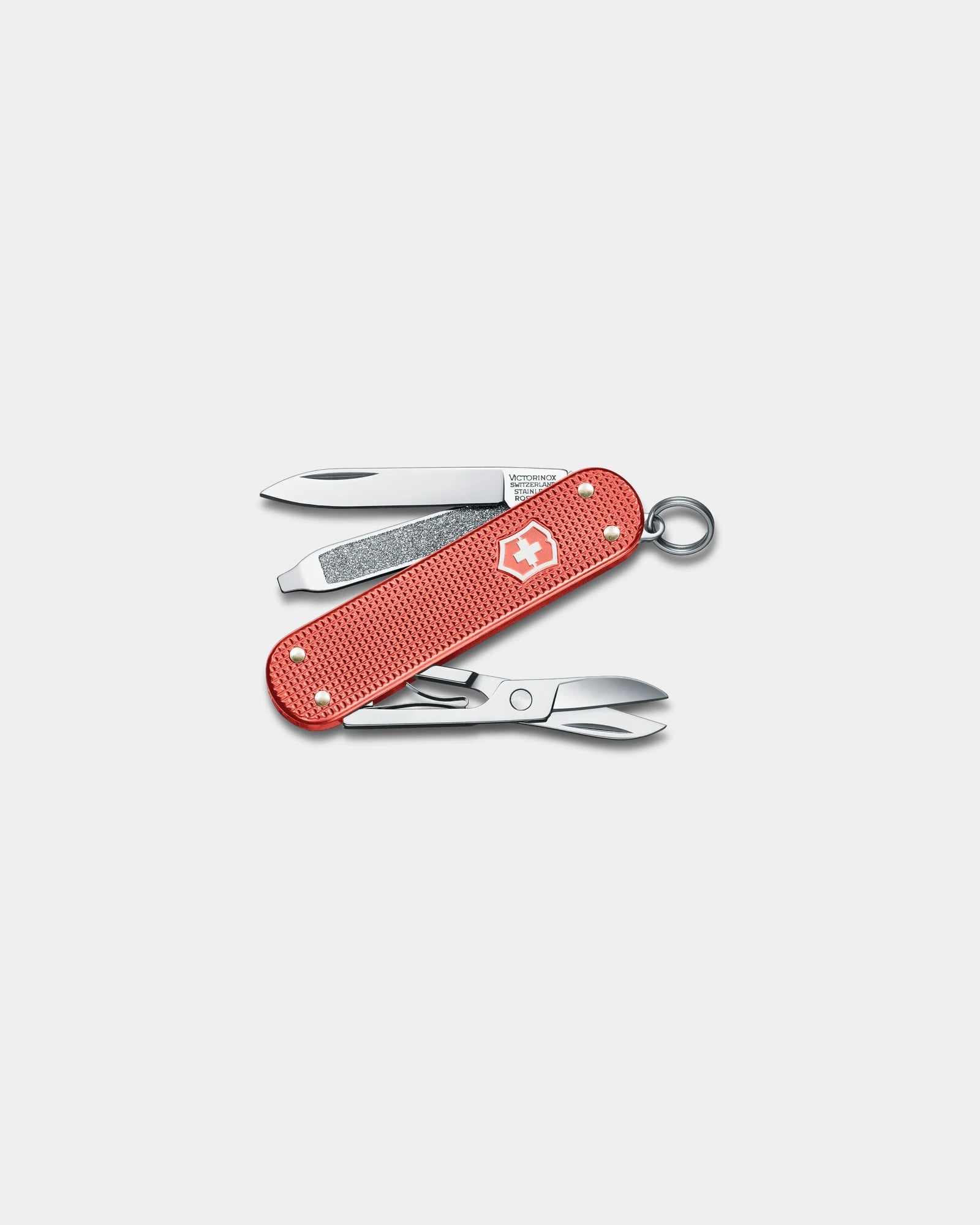 Schweizer Taschenmesser Victorinox Classic SD Alox 2025 zum Personalisieren - Steinrot
