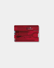 Victorinox Swiss Card Classic zum Personalisieren - Transparent Rot