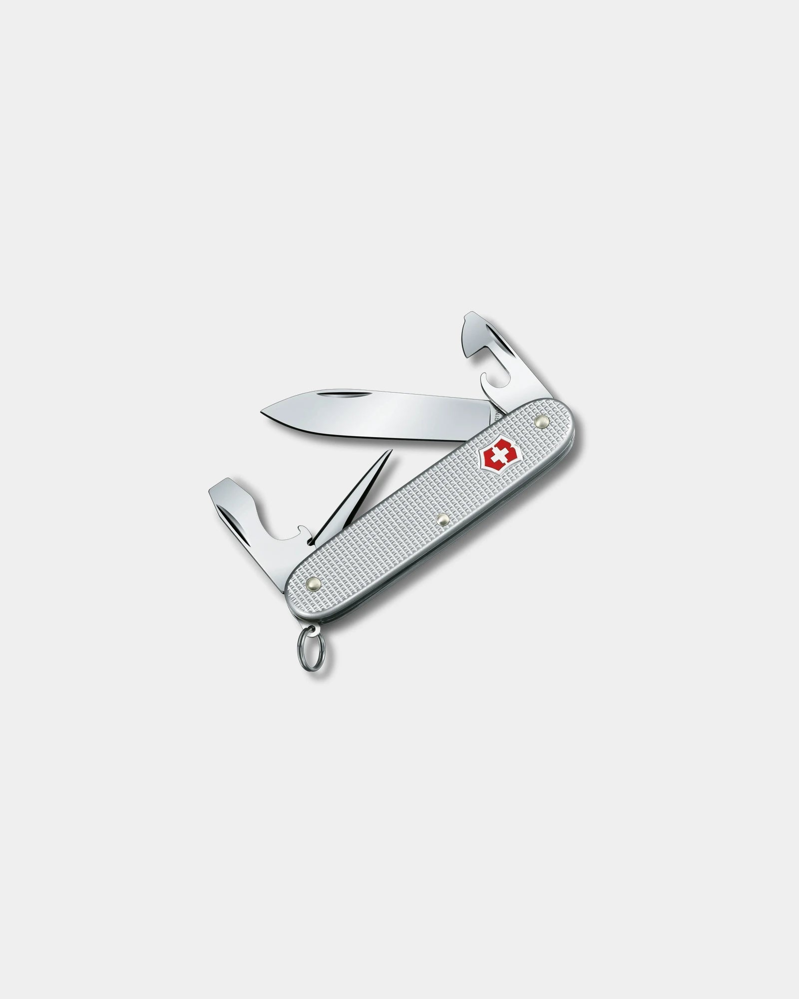 Schweizer Taschenmesser Victorinox Pioneer Alox zum Personalisieren - Silber