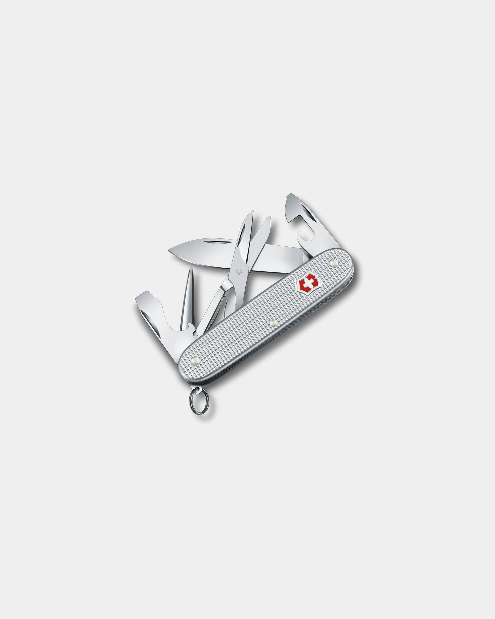 Schweizer Taschenmesser Victorinox Pioneer X zum Personalisieren - Silber