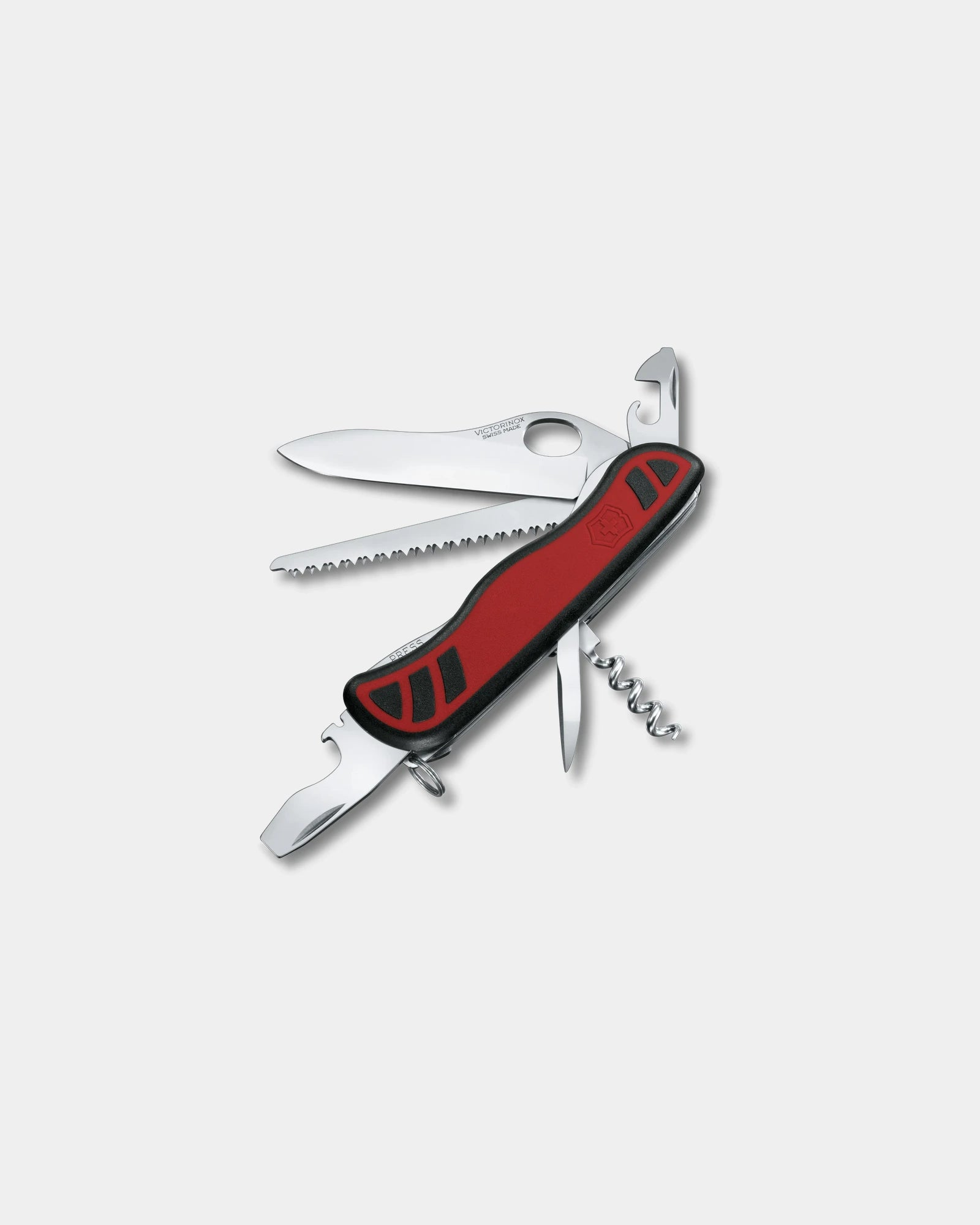 Schweizer Taschenmesser Victorinox Forester M Grip zum Personalisieren - Rot/Schwarz