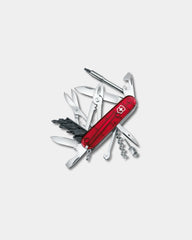 Schweizer Taschenmesser Victorinox Cyber Tool M zum Personalisieren - Transparent Rot