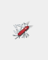 Multifunktionswerkzeug Victorinox Huntsman Lite zum Personalisieren - Transparent Rot