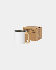 Tasse 360ml Edelstahl recycelt SEASONS zum Personalisieren - Weiß