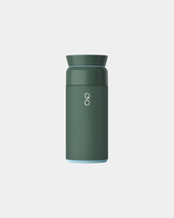 Isolierflasche recycelt Ocean Bottle 350ml personalisierbar zum Personalisieren - Waldgrün