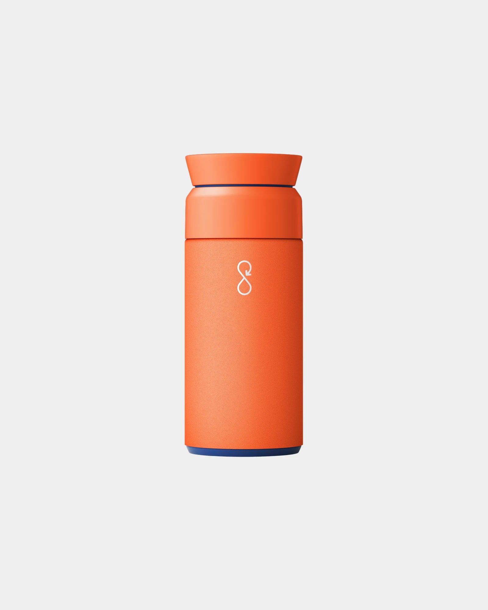 Isolierflasche recycelt Ocean Bottle 350ml personalisierbar zum Personalisieren - Sonnengelb