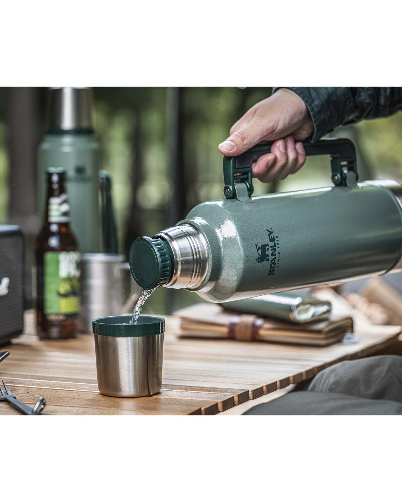 Isolierflasche Edelstahl Classic 1000ml zum Personalisieren - 3